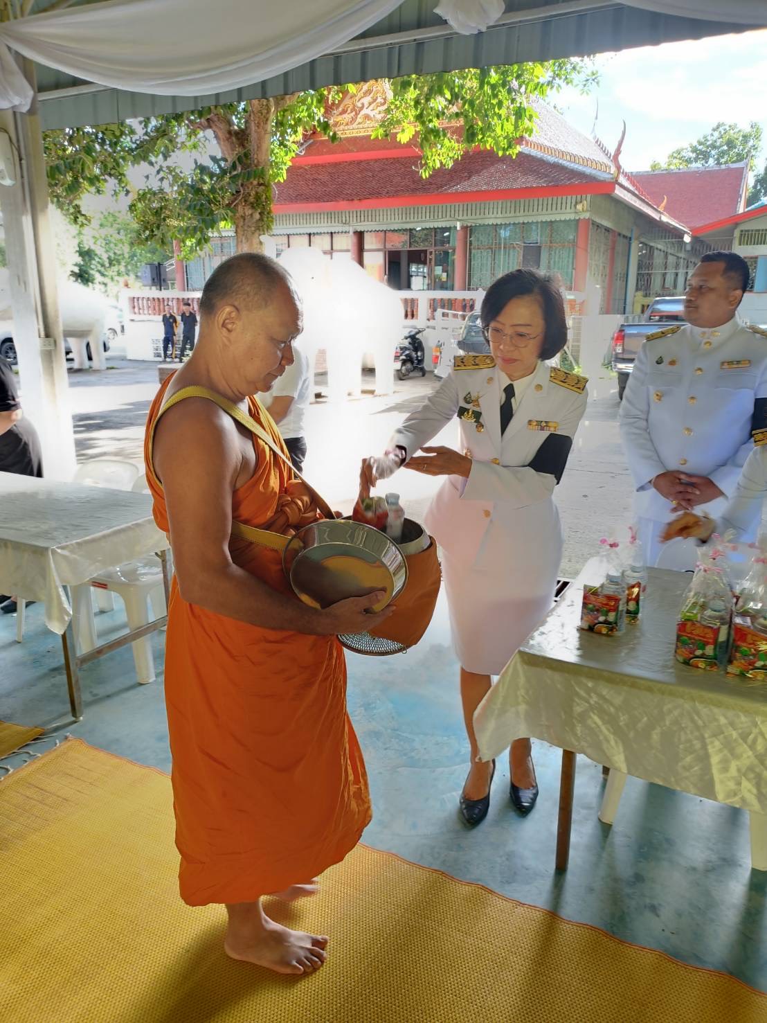 title - ส.ป.ก.นครนายก เข้าร่วมพิธีบำเพ็ญกุศล ในวาระครบ ๗ วัน (สัตตมวาร) 