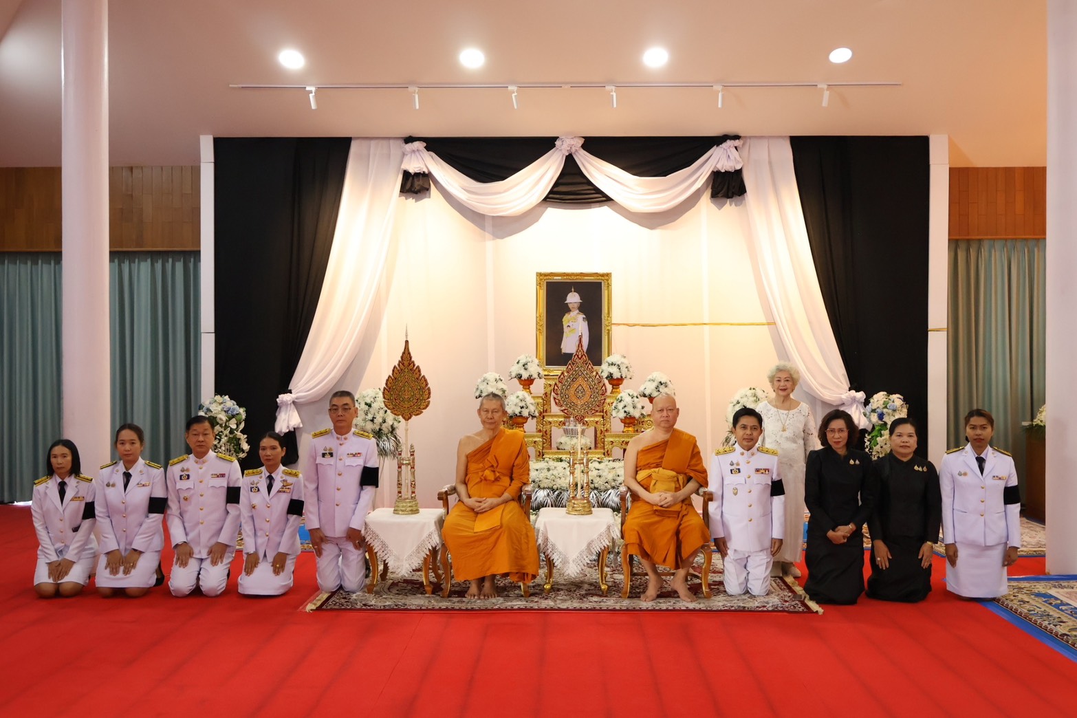 title - ส.ป.ก.นครนายก ร่วมพิธีบำเพ็ญกุศล ในวาระครบ 15 วัน (ปัณรสมวาร) แห่งการสิ้นพระชนม์ 