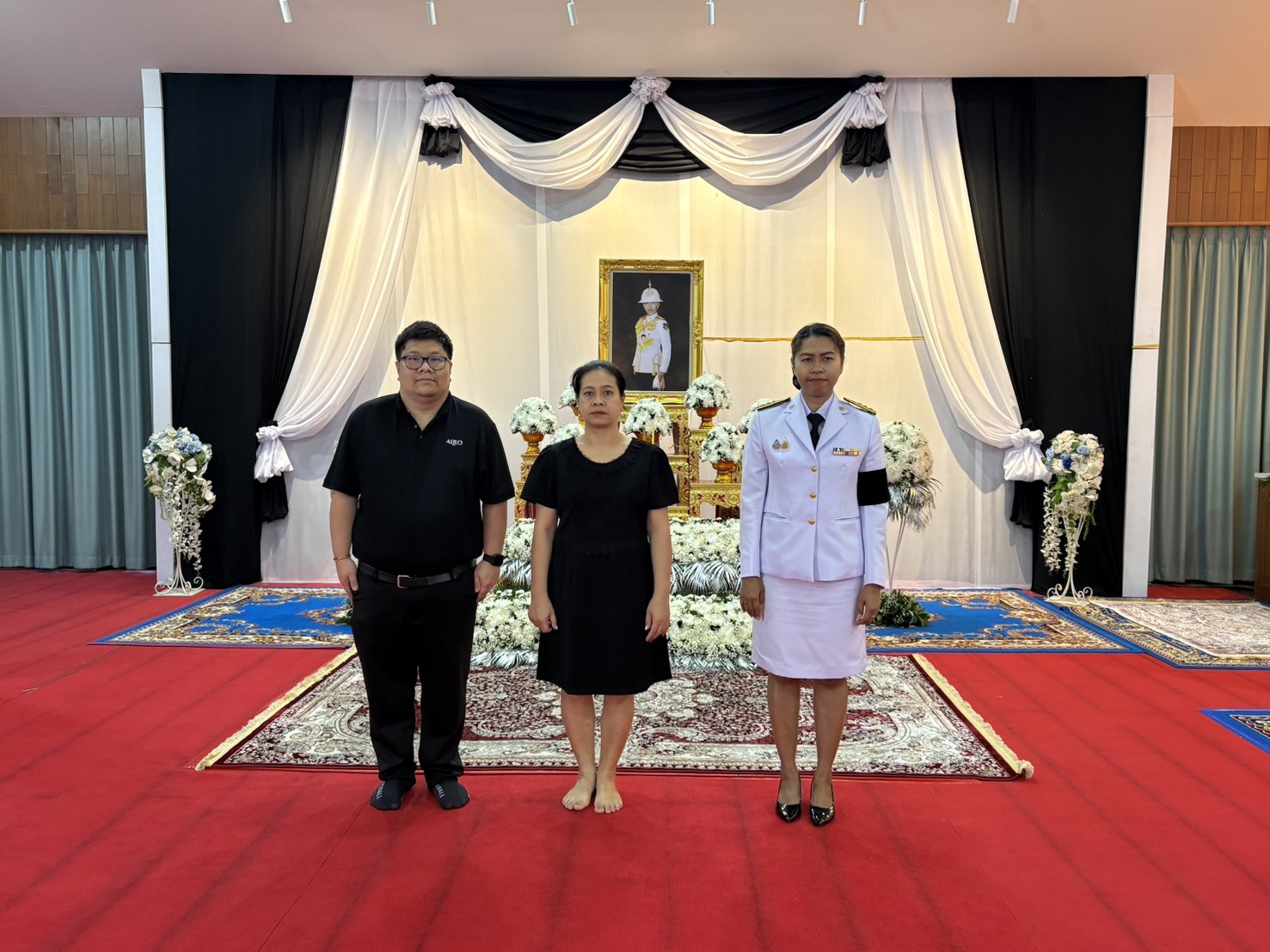 title - ส.ป.ก.นครนายก ร่วมพิธีบำเพ็ญกุศล ในวาระครบ 15 วัน (ปัณรสมวาร) แห่งการสิ้นพระชนม์ 