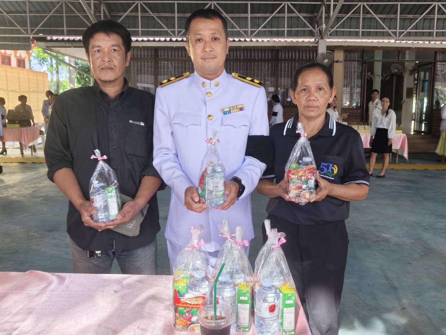 title - ส.ป.ก.นครนายก ร่วมพิธีเจริญพระพุทธมนต์และทำบุญตักบาตรถวายพระกุศล