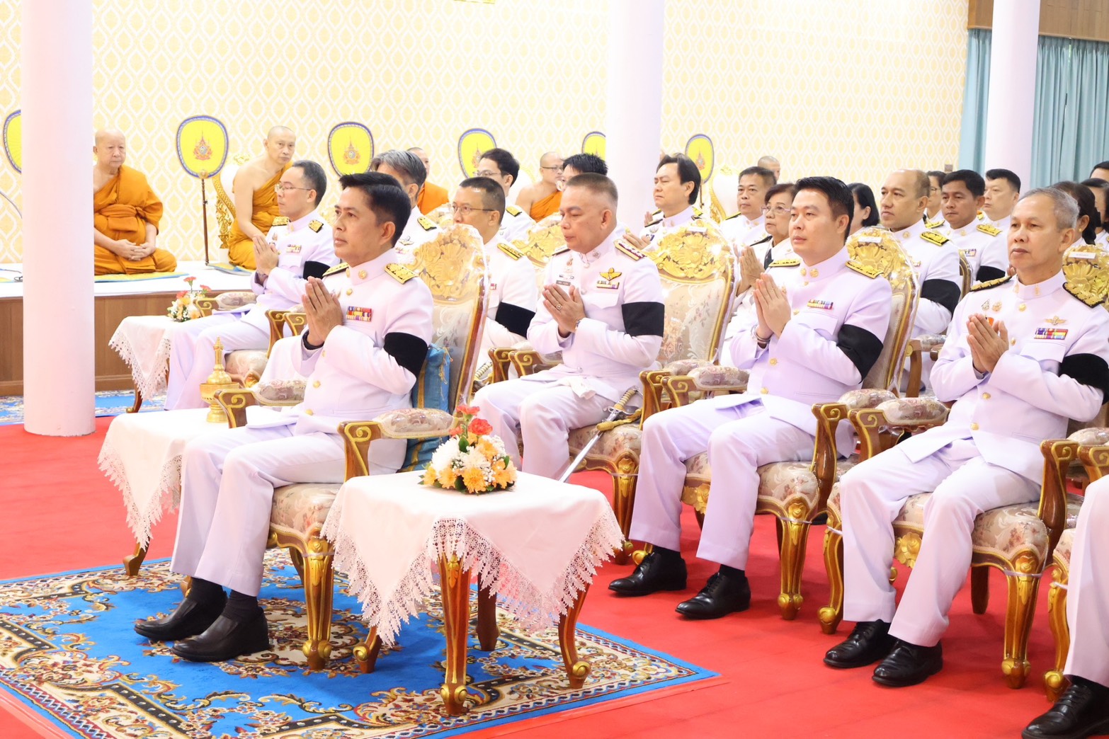 title - ส.ป.ก.นครนายก เข้าร่วมพิธีเจริญพระพุทธมนต์ และทำบุญตักบาตร