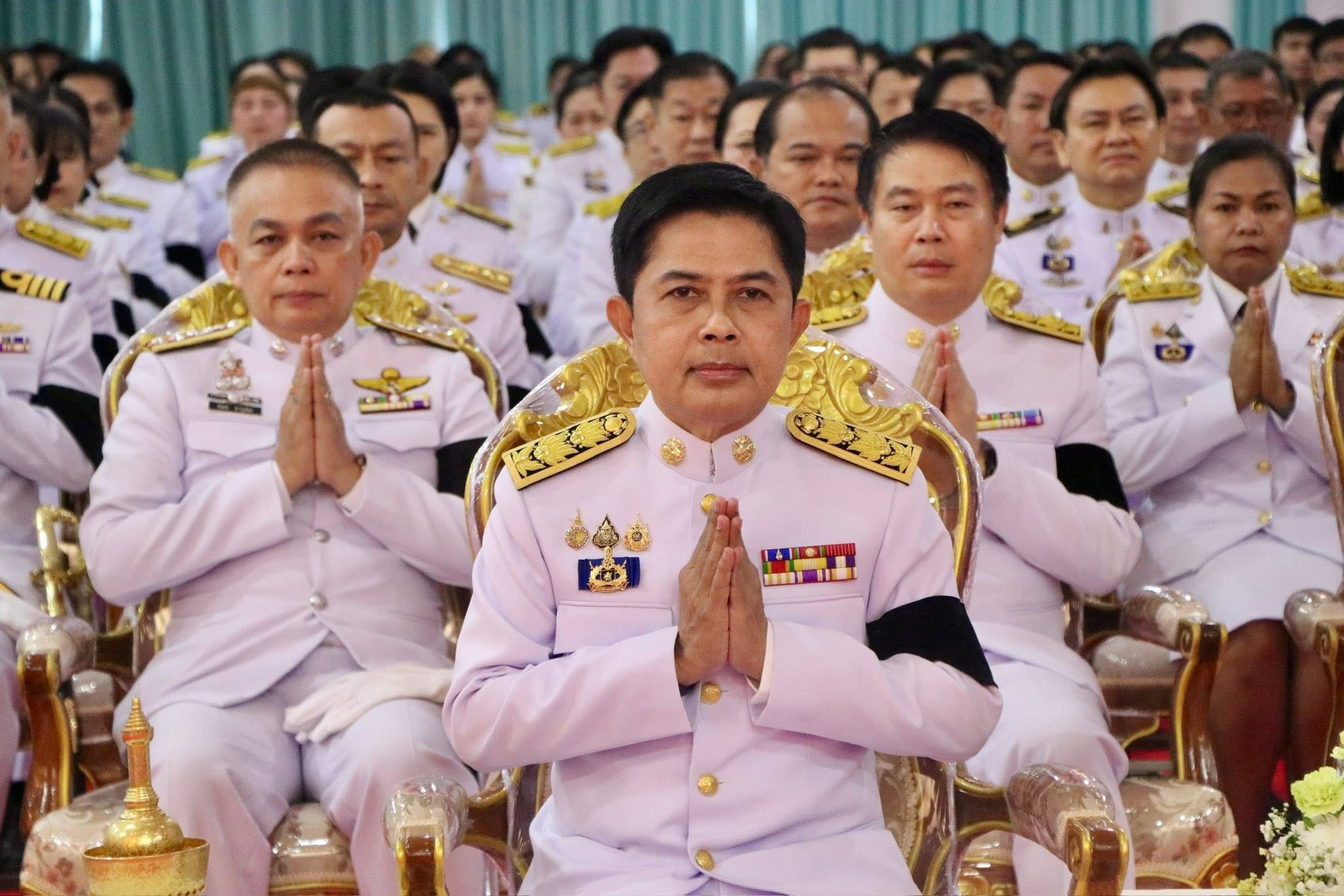 title - ส.ป.ก.นครนายก ร่วมพิธีบำเพ็ญกุศลและทำบุญตักบาตร ในวาระครบ 100 วัน (สตมวาร)