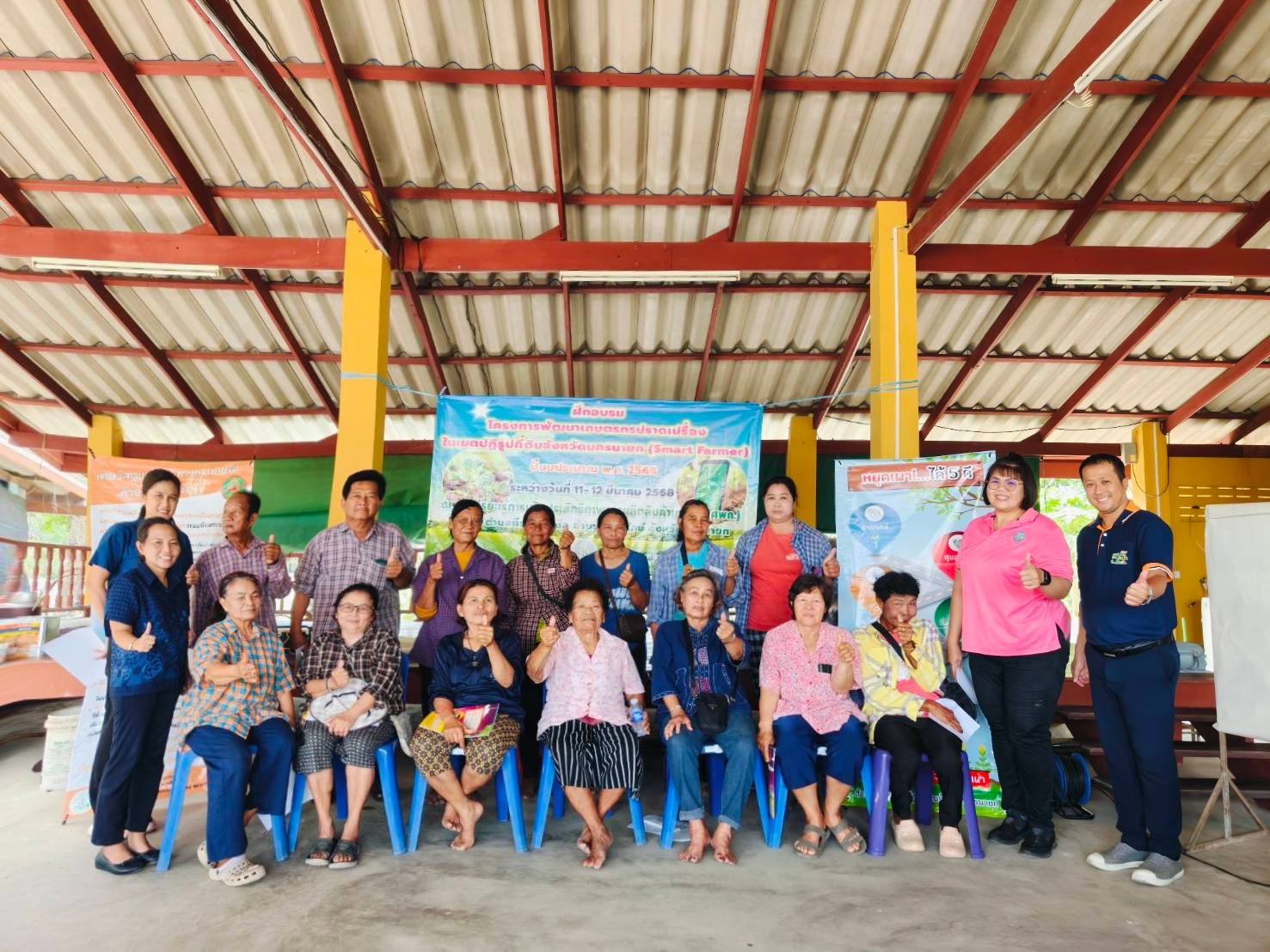 จัดฝึกอบรมโครงการพัฒนาเกษตรกรปราดเปรื่องในเขตปฏิรูปที่ดินจังหวัดนครนายก (Smart Farmer) ปีงบประมาณ พ.ศ.2568