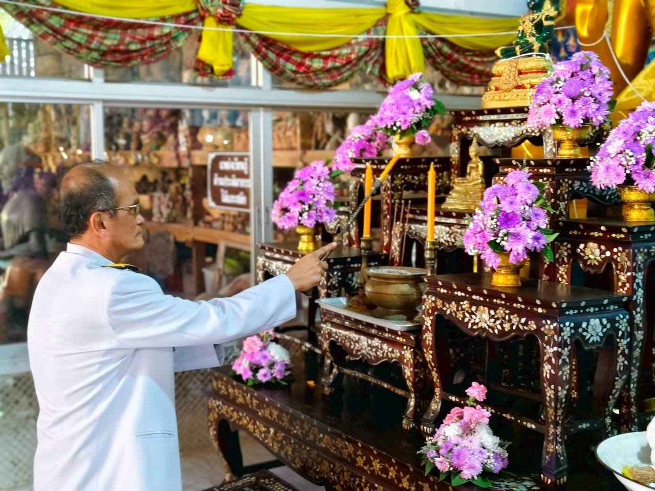 ส.ป.ก.นครนายก ร่วมกิจกรรมบรรพชาสามเณร 