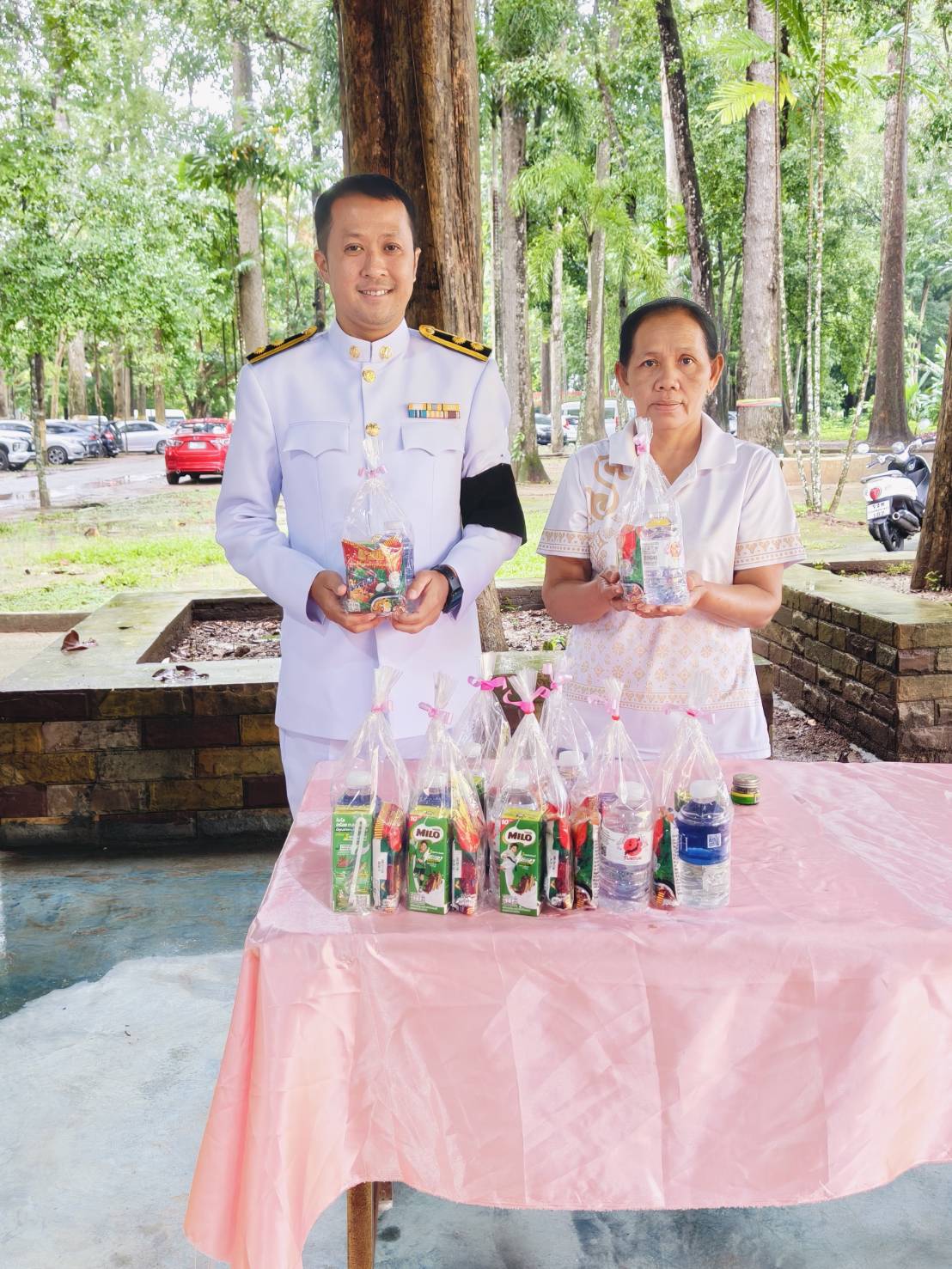 title -   ส.ป.ก.นครนายก เข้าร่วมพิธีบำเพ็ญกุศลและทำบุญตักบาตร ในวาระครบ 50 วัน (ปัญญาสมวาร) 