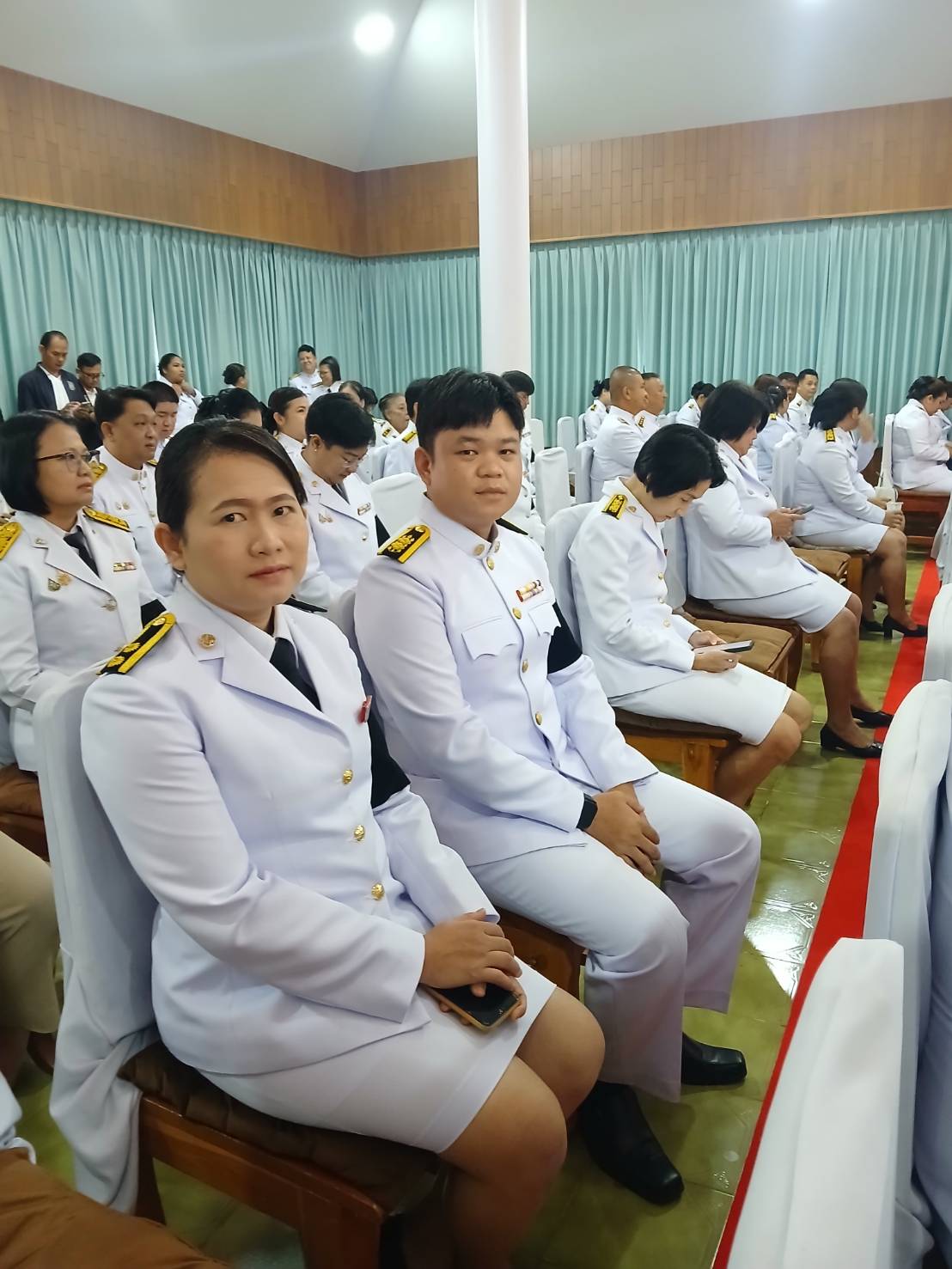 title - ส.ป.ก.นครนายก เข้าร่วมพิธีทำบุญตักบาตรถวายพระราชกุศล 