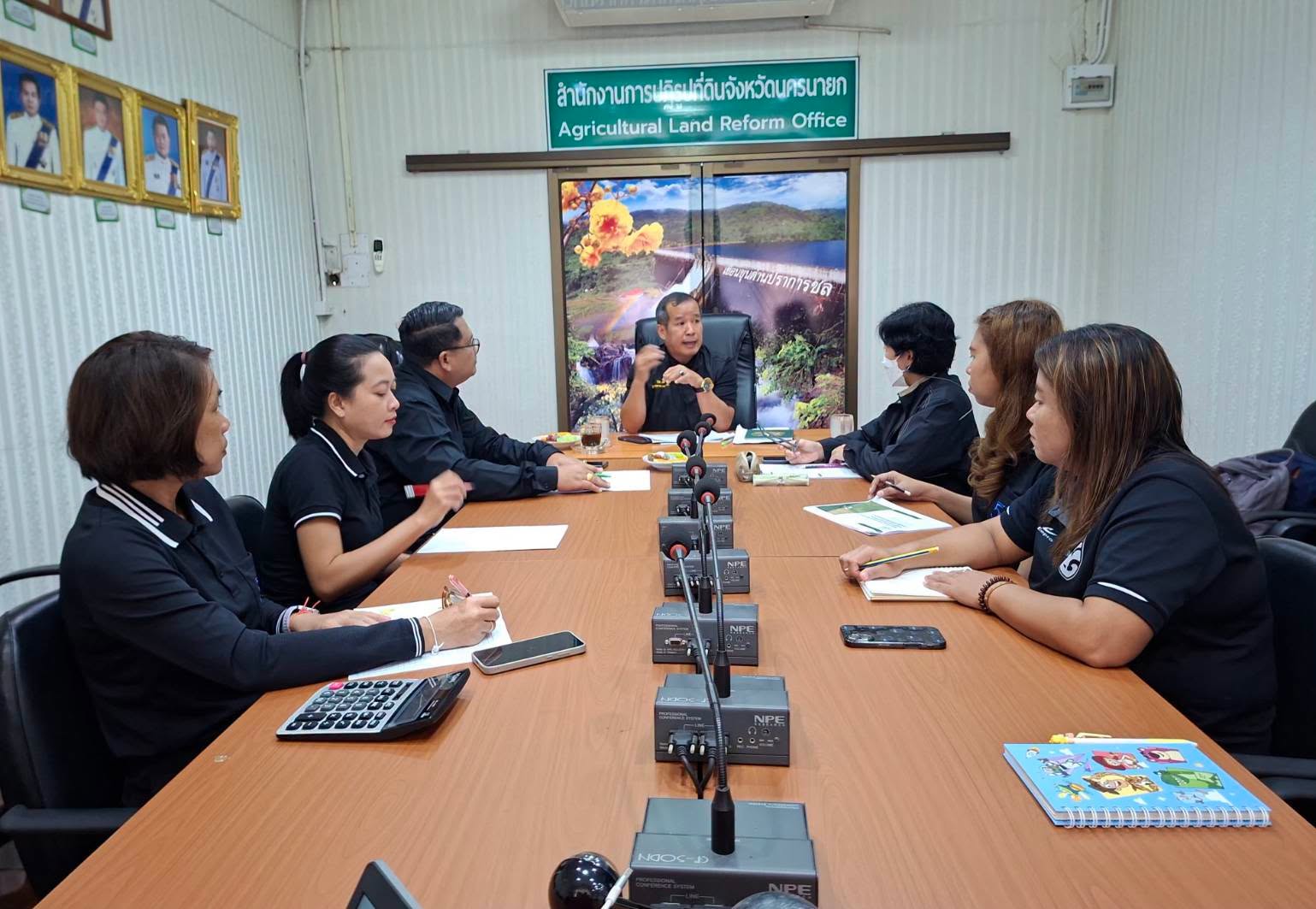 title - ส.ป.ก.นครนายก ให้การต้อนรับผู้ตรวจราชการกรม สำนักงานการปฏิรูปที่ดินเพื่อเกษตรกรรม