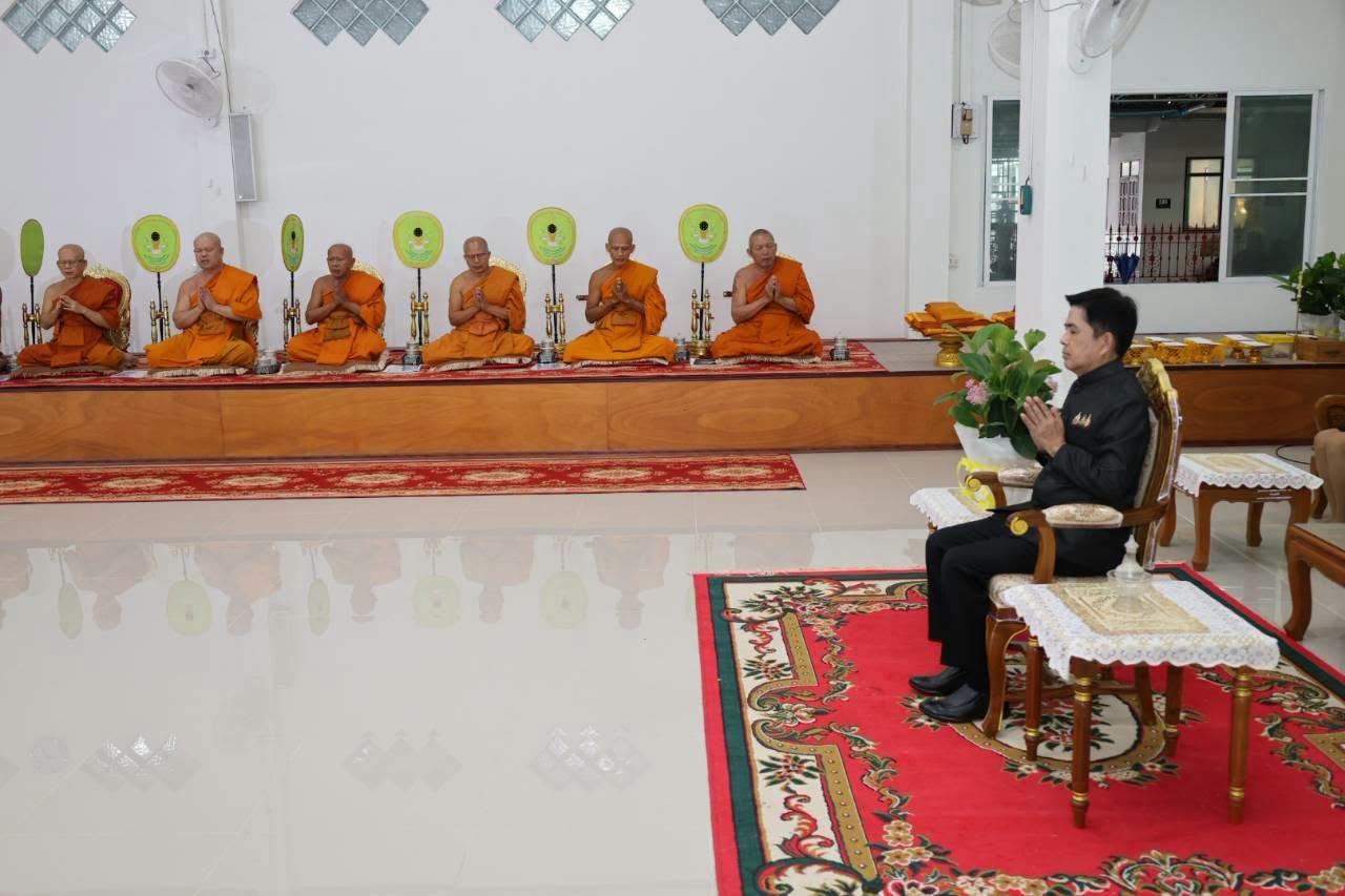 title - ส.ป.ก.นครนายก ร่วมพิธีสวดพระพุทธมนต์และเจริญจิตตภาวนา