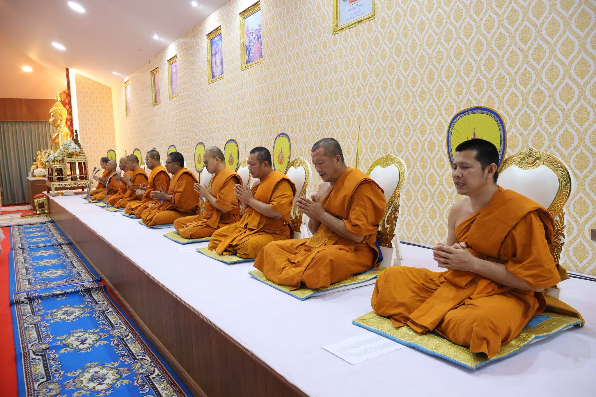 title - ส.ป.ก.นครนายก เข้าพิธีเจริญพระพุทธมนต์และเจริญจิตตภาวนา