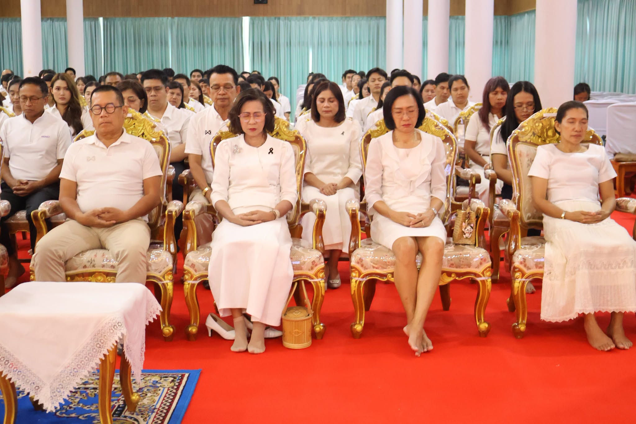 title - ส.ป.ก.นครนายก เข้าพิธีเจริญพระพุทธมนต์และเจริญจิตตภาวนา