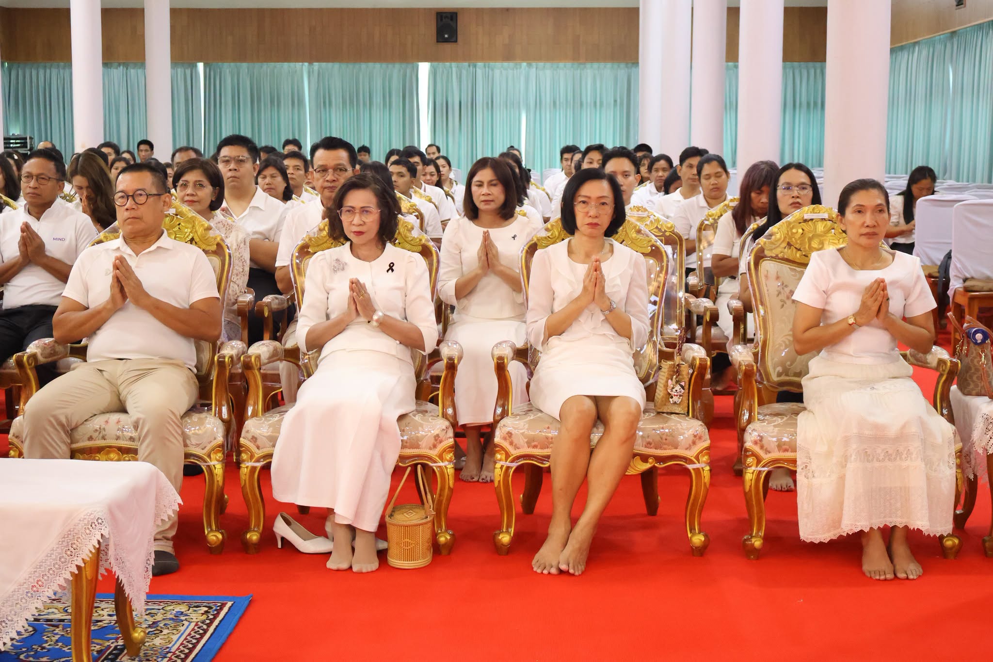 title - ส.ป.ก.นครนายก เข้าพิธีเจริญพระพุทธมนต์และเจริญจิตตภาวนา