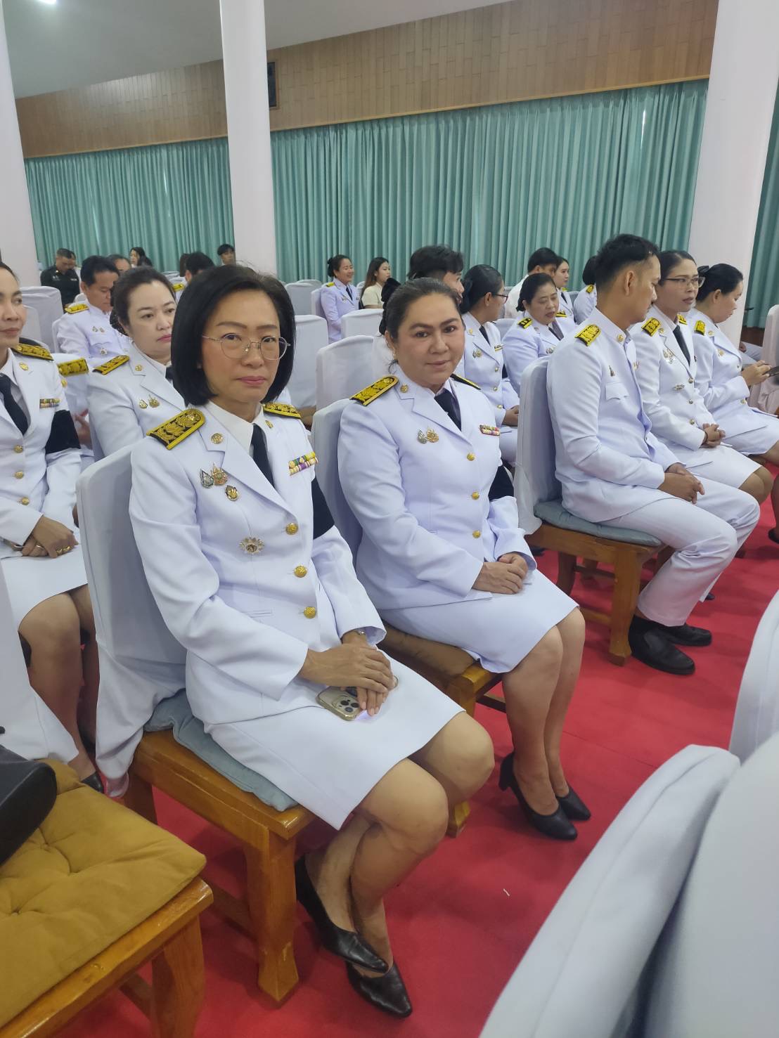 title - ส.ป.ก.นครนายก ร่วมเข้าร่วมพิธีเจริญพระพุทธมนต์ และทำบุญตักบาตร