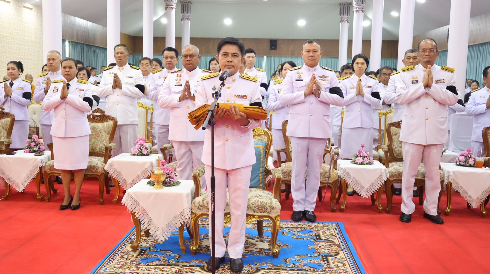 title - ส.ป.ก.นครนายก ร่วมเข้าร่วมพิธีทอดผ้าป่าสมทบทุนกองทุนพัฒนาเด็กชนบท