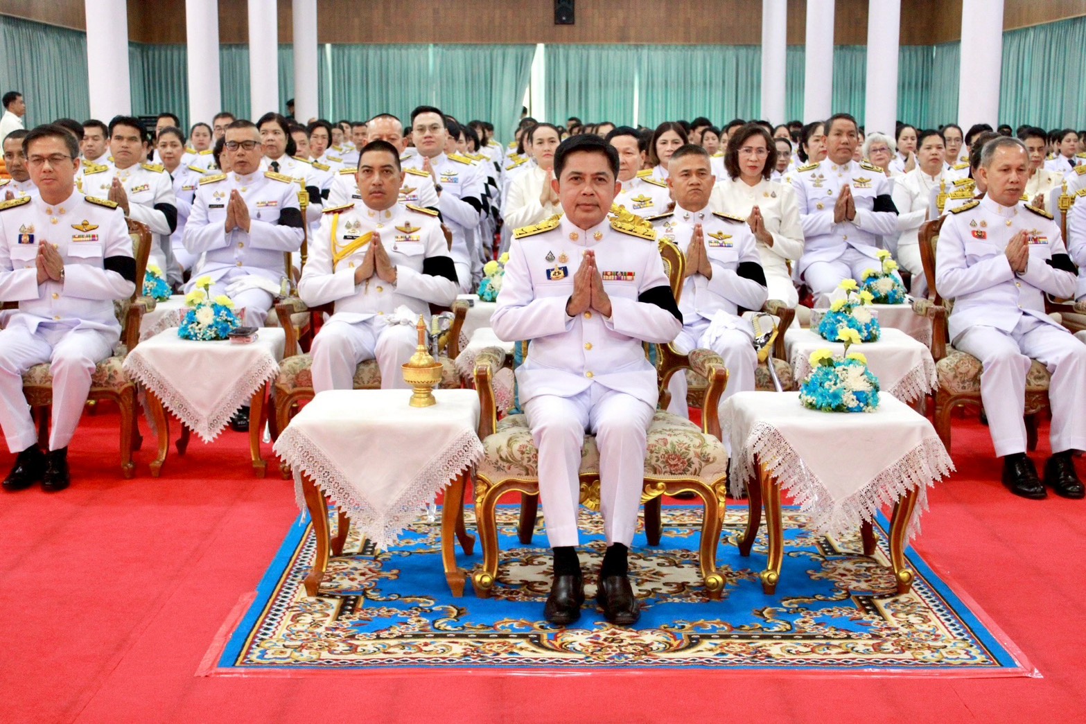 title - ส.ป.ก.นครนายก ร่วมเข้าร่วมพิธีเจริญพระพุทธมนต์