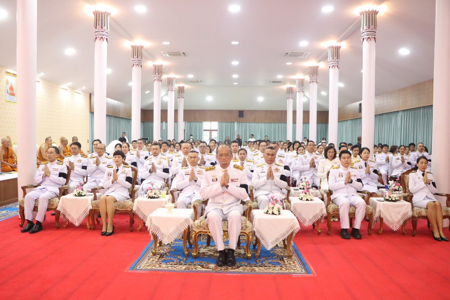 title - ส.ป.ก.นครนายก ร่วมพิธีสวดพระพุทธมนต์และทำบุญตักบาตร