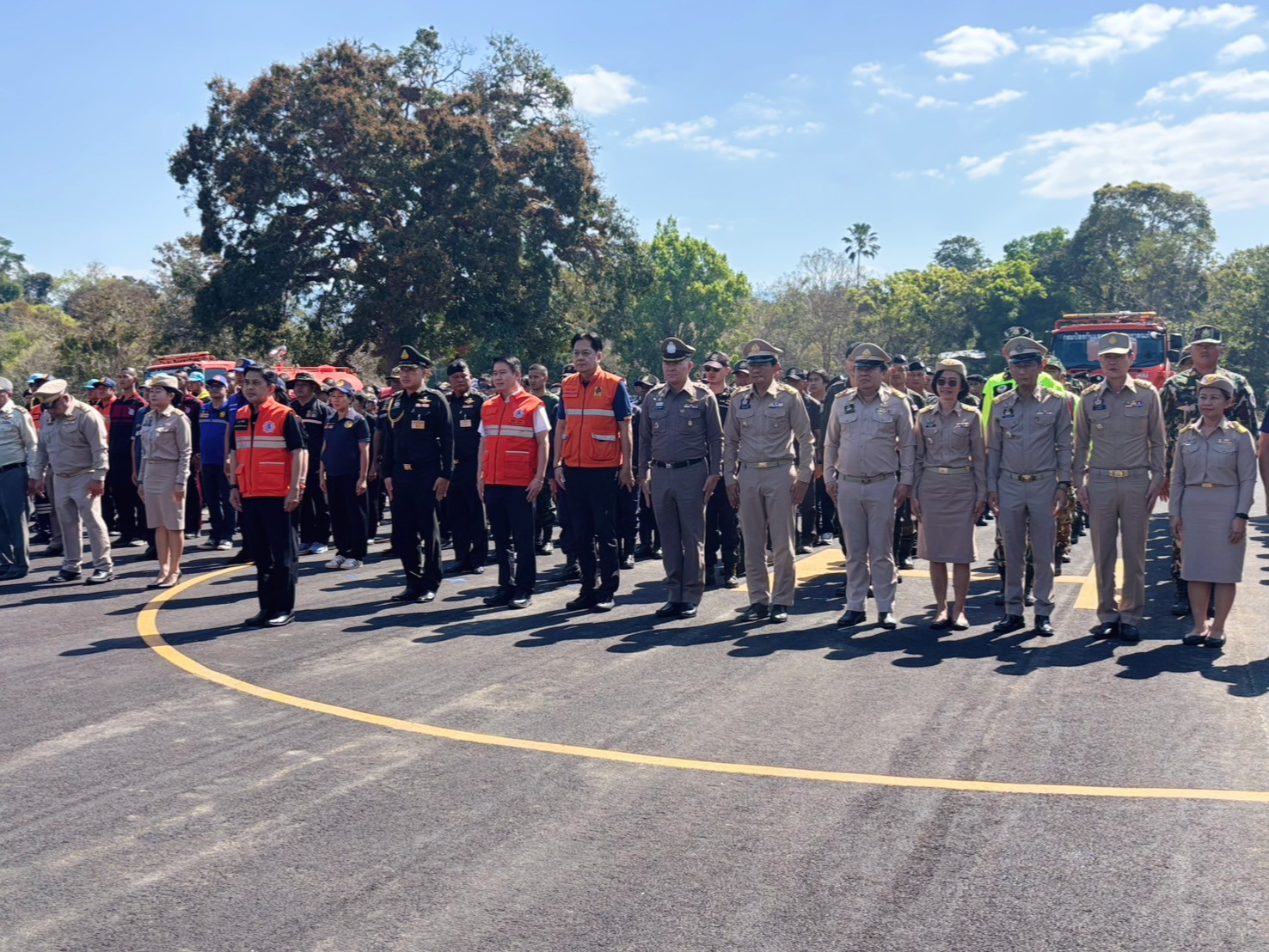 title - ส.ป.ก.นครนายก  ร่วมกิจกรรมการรณรงค์ (Kick off) การป้องกันและแก้ไขปัญหาไฟป่า หมอกควัน และฝุ่นละอองขนาดเล็ก (PM2.5) 