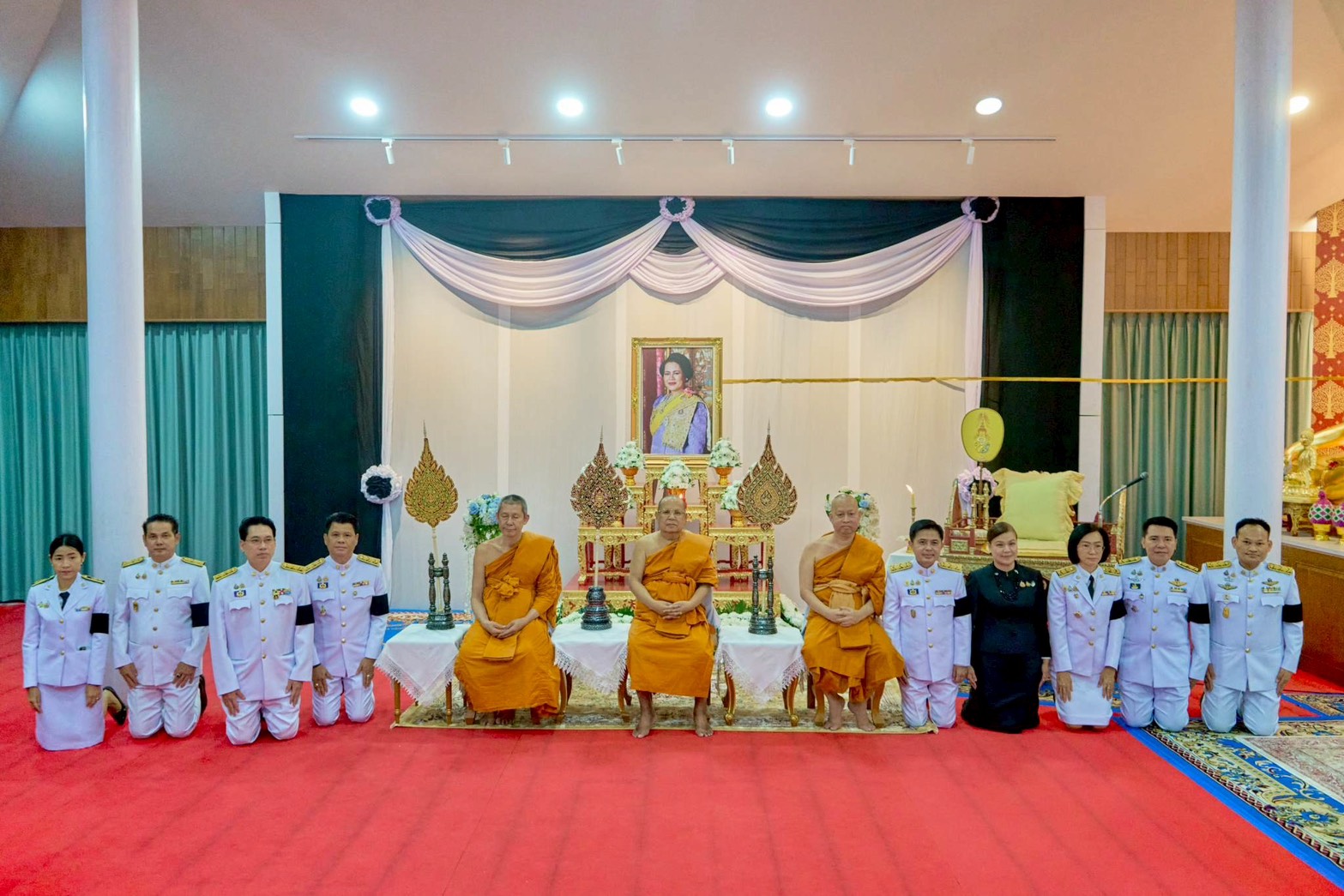 title - ส.ป.ก.นครนายก ร่วมพิธีบำเพ็ญกุศลและแสดงความอาลัยในวาระครบ 100 วัน