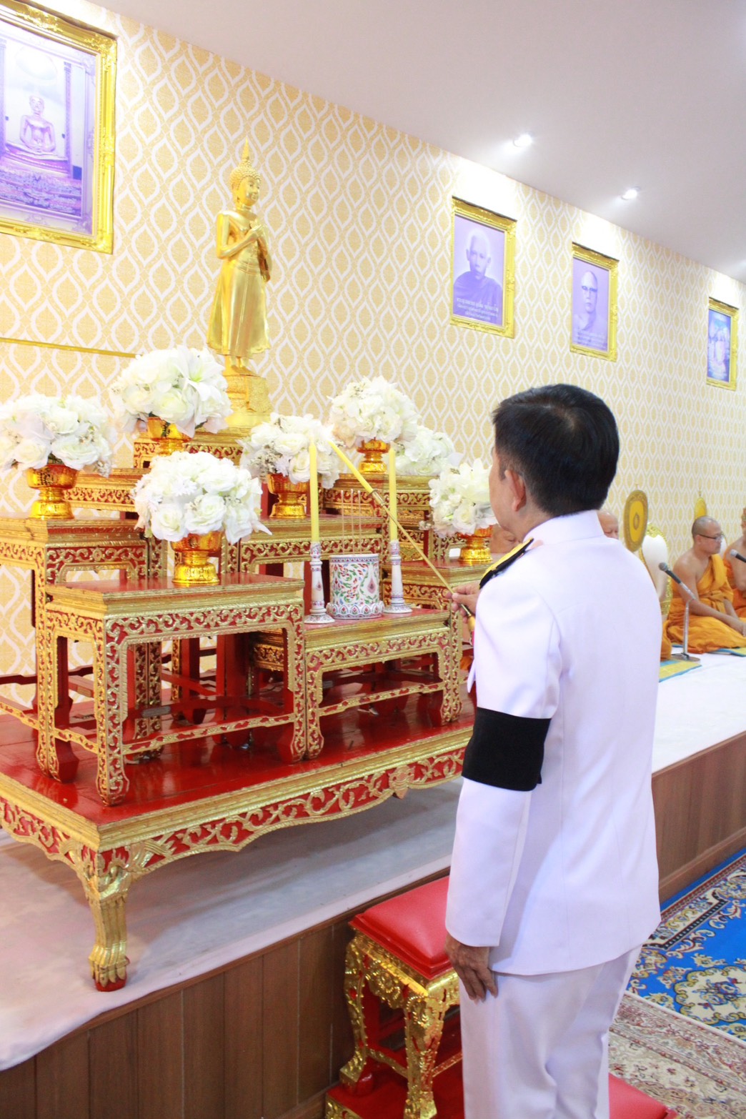 title - ส.ป.ก.นครนายก เข้าร่วมพิธีบำเพ็ญกุศลและแสดงความอาลัย ในวาระครบ 50 วัน