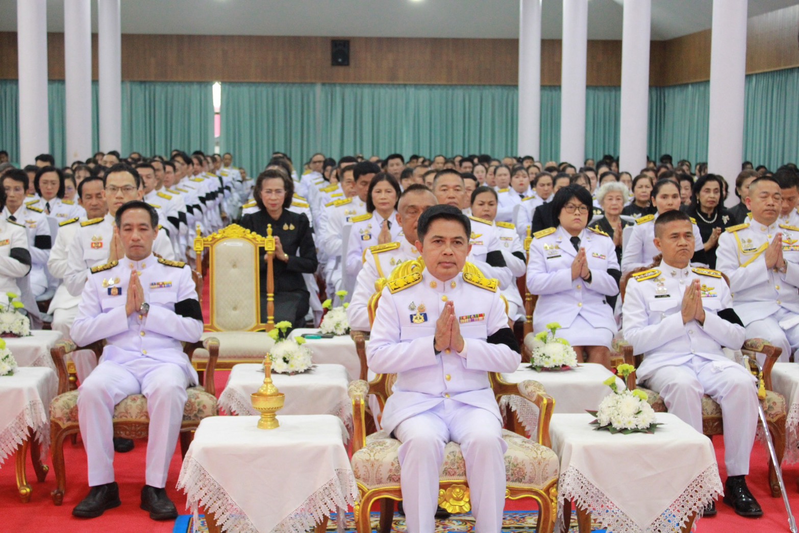 title - ส.ป.ก.นครนายก เข้าร่วมพิธีบำเพ็ญกุศลและแสดงความอาลัย ในวาระครบ 50 วัน