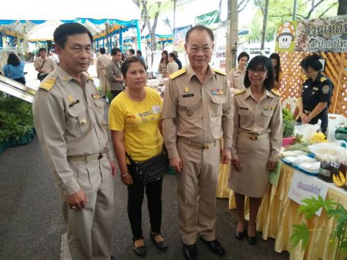 ส.ป.ก.นครนายก นำเกษตรกรเข้าร่วมงานกิจกรรมโครงการ เฉลิมพระเกียรติฯพอเพียงยั่งยืน ผืนดินพระราชทาน สืบสานศิลปาชีพ ดวงประทีปนำประชาไทย 