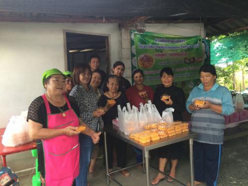 การฝึกอบรมเกษตรกร โครงการศิลปชีพเพื่อวิสาหกิจชุมชน หลักสูตร การทำขนมไทย