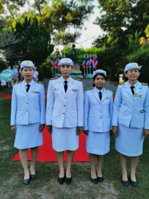 ส.ป.ก.นครนายก ร่วมงานรัฐพิธี วันสมเด็จพระมาหาธีรราชเจ้า วันคล้ายวันสวรรคพระบาทสมเด็จพระมงกุฏเกล้าเจ้าอยู่หัว