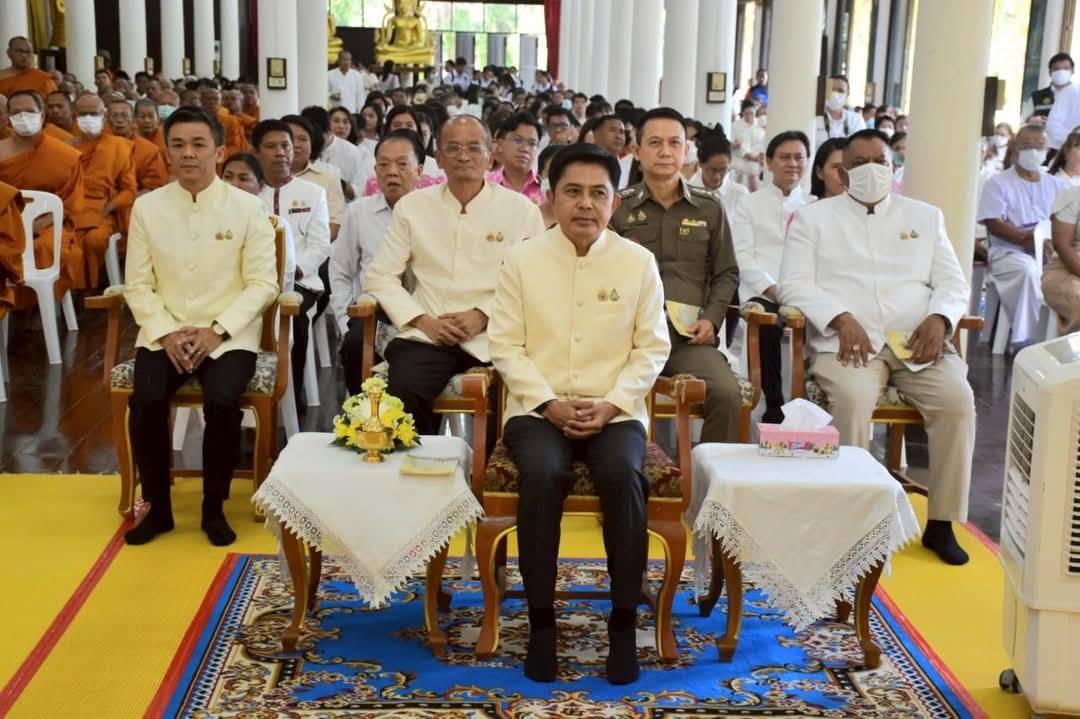 title - ส.ป.ก.นครนายก ร่วมพิธีเจริญพระพุทธมนต์