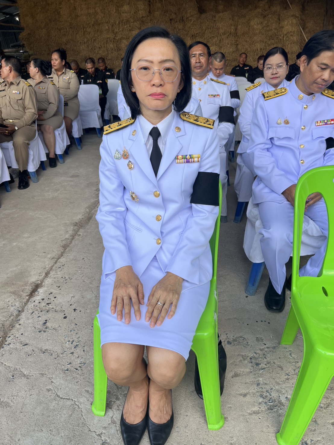 title - ส.ป.ก.นครนายก ร่วมพิธีพระราชทานน้ำหลวงอาบศพ และสวดพระอภิธรรม 