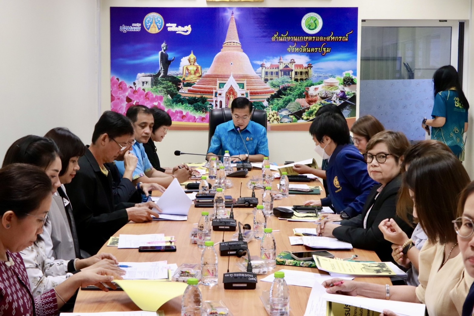ประชุมคณะทำงานสรรหาปราชญ์เกษตรของแผ่นดินจังหวัดนครปฐม ประจำปี 2569 ครั้งที่ 1/2568