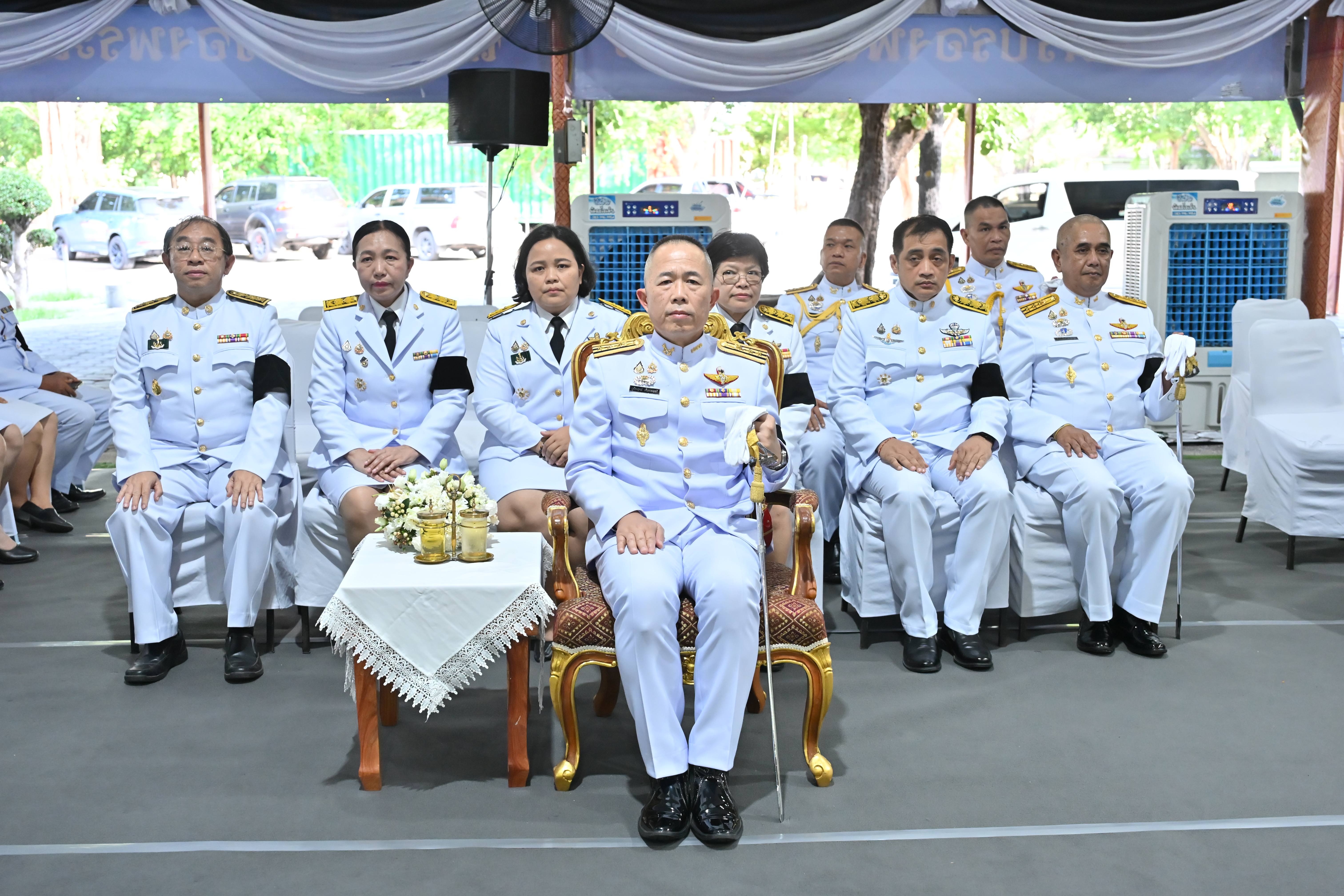 title - ส.ป.ก.นครปฐม เข้าร่วมพิธีบำเพ็ญกุศลพระพิธีธรรม สวดพระอภิธรรม อุทิศถวายแด่ สมเด็จพระเจ้าลูกเธอเจ้าฟ้าพัชรกิติยาภา นเรนทิราเทพยวดี กรมหลวงราชสาริณีสิริพัชร มหาวัชรราชธิดา