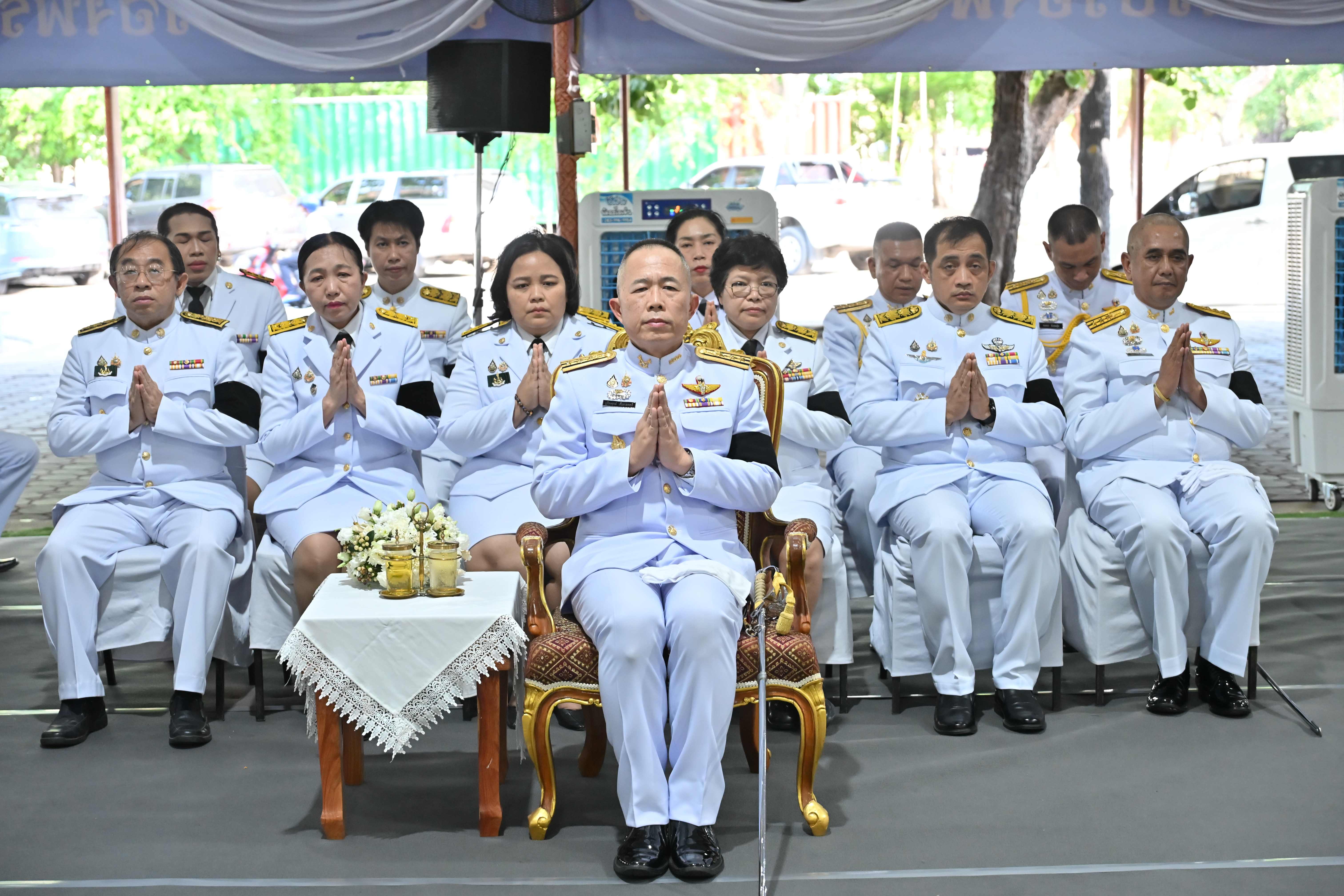 title - ส.ป.ก.นครปฐม เข้าร่วมพิธีบำเพ็ญกุศลพระพิธีธรรม สวดพระอภิธรรม อุทิศถวายแด่ สมเด็จพระเจ้าลูกเธอเจ้าฟ้าพัชรกิติยาภา นเรนทิราเทพยวดี กรมหลวงราชสาริณีสิริพัชร มหาวัชรราชธิดา