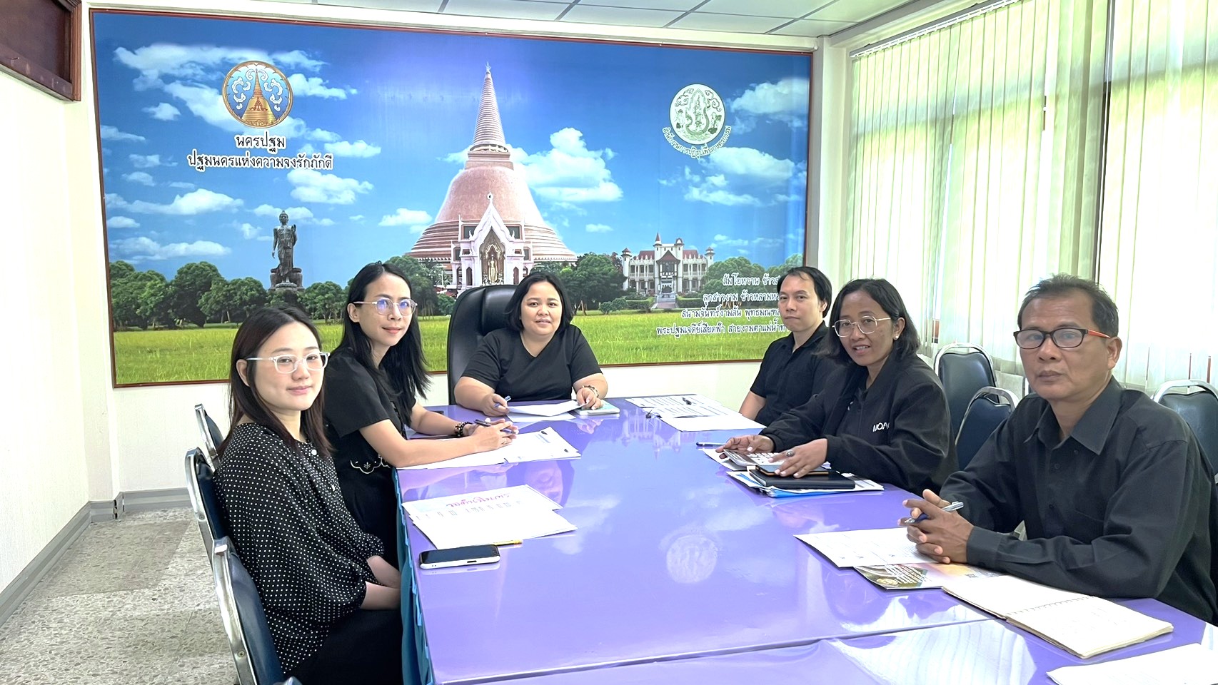 title - ส.ป.ก.นครปฐม ประชุมเร่งรัดและติดตามผลการดำเนินงาน และผลการใช้จ่ายงบประมาณของสำนักงานการปฏิรูปที่ดินจังหวัดนครปฐม