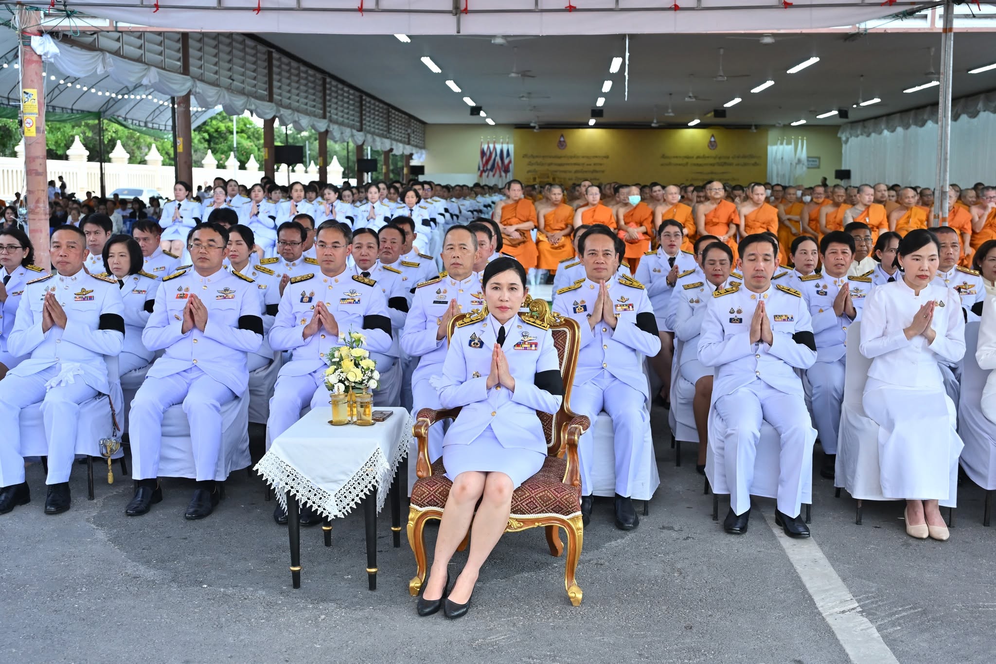 title - ส.ป.ก.นครปฐม เข้าร่วมพิธีเจริญพระพุทธมนต์และเจริญจิตตภาวนาถวายพระกุศลแด่ สมเด็จพระอริยวงศคตญาณ สมเด็จพระสังฆราชสกลมหาสังฆปริณายก เนื่องในงานฉลอง พระชนมายุ 99 พรรษา และพิธีสวดพระพุทธมนต์และเจริญจิตภาวนาอุทิศถวายพระราชกุศลแด่ สมเด็จพระนางเจ้าสิริกิติ์ พระบรมราชินีนาถ พระบรมราชชนนีพันปีหลวง และอุทิศถวายพระกุศลแด่ สมเด็จพระลูกเธอ เจ้าฟ้าพัชรกิติยาภา นเรนทิราเทพยวดี กรมหลวงราชสาริณีสิริพัชร มหาวัชรราชธิดา