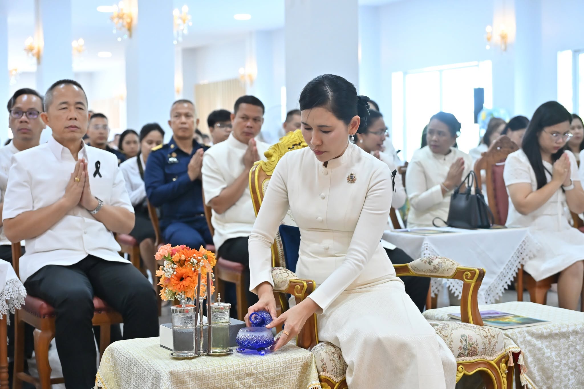 title - ส.ป.ก.นครปฐม เข้าร่วมพิธีเจริญพระพุทธมนต์และเจริญจิตตภาวนาถวายพระพรส แด่สมเด็จพระอริยวงศาคตญาณ สมเด็จพระสังฆราช สกลมหาสังฆปรินายก เนื่องในโอกาสฉลองพระชนมายุ 99 พรรษา