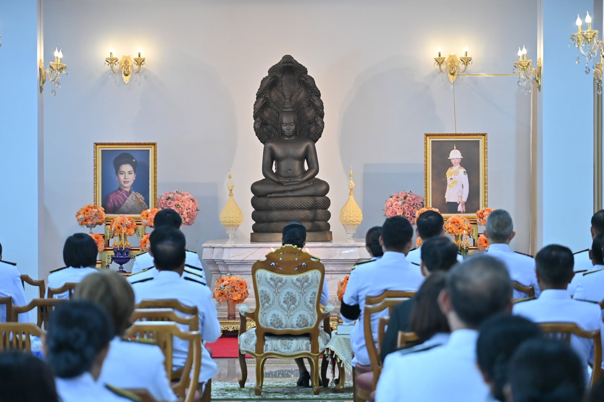 title - ส.ป.ก.นครปฐม เข้าร่วมพิธีบำเพ็ญกุศลทักษิณานุประทาน ปัณรสมวาร (15 วัน) เพื่ออุทิศถวายพระกุศลแด่ สมเด็จพระเจ้าลูกเธอ เจ้าฟ้าพัชรกิติยาภา นเรนทิราเทพยวดี กรมหลวงราชสาริณีสิริพัชร มหาวัชรราชธิดา โดยมี พระสิริวชิรเวที เจ้าคณะจังหวัดนครปฐม เจ้าอาวาสวัดสิริวัฒนาราม