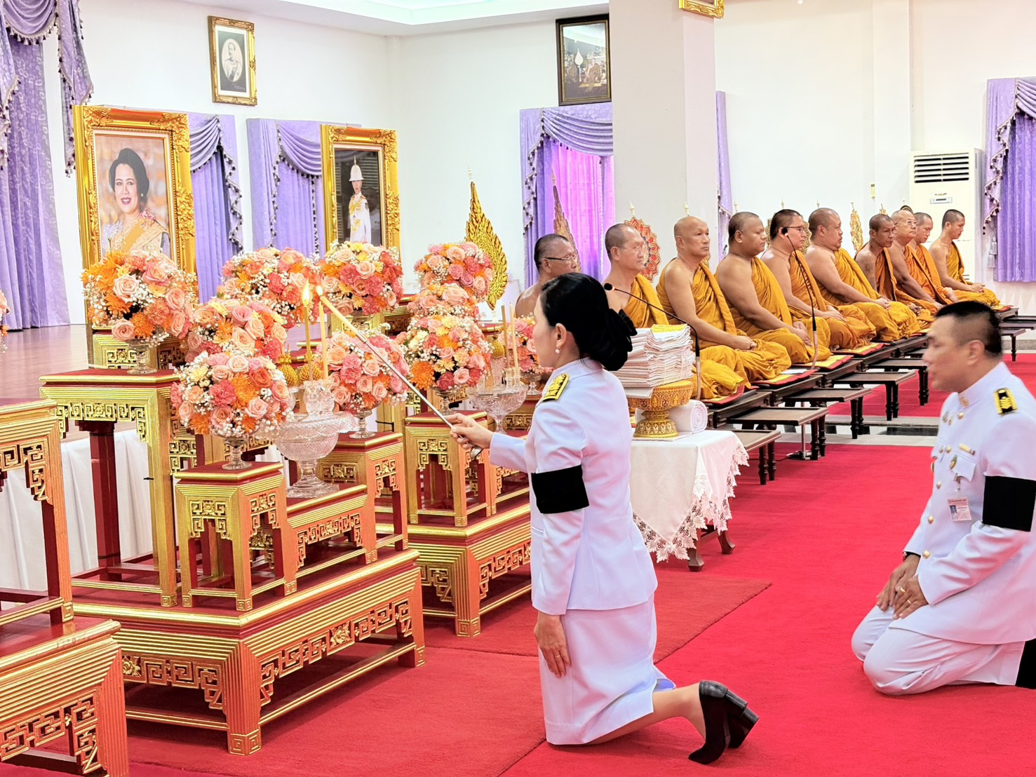 title - ส.ป.ก.นครปฐม เข้าร่วมพิธีบำเพ็ญกุศลทักษิณานุประทานอุทิศถวายพระกุศล เมื่อสิ้นพระชนม์ ครบสัตตมวาร ( 7 วัน) เพื่อน้อมถวายเป็นพระกุศลแด่ สมเด็จพระเจ้าลูกเธอ เจ้าฟ้าพัชรกิติยาภา นเรนทิราเทพยวดี กรมหลวงราชสาริณีสิริพัชร มหาวัชรราชธิดา