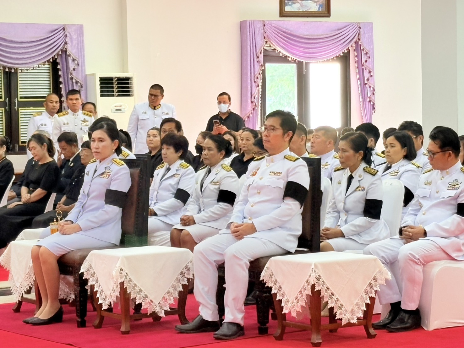 title - ส.ป.ก.นครปฐม เข้าร่วมพิธีบำเพ็ญกุศลทักษิณานุประทานอุทิศถวายพระกุศล เมื่อสิ้นพระชนม์ ครบสัตตมวาร ( 7 วัน) เพื่อน้อมถวายเป็นพระกุศลแด่ สมเด็จพระเจ้าลูกเธอ เจ้าฟ้าพัชรกิติยาภา นเรนทิราเทพยวดี กรมหลวงราชสาริณีสิริพัชร มหาวัชรราชธิดา