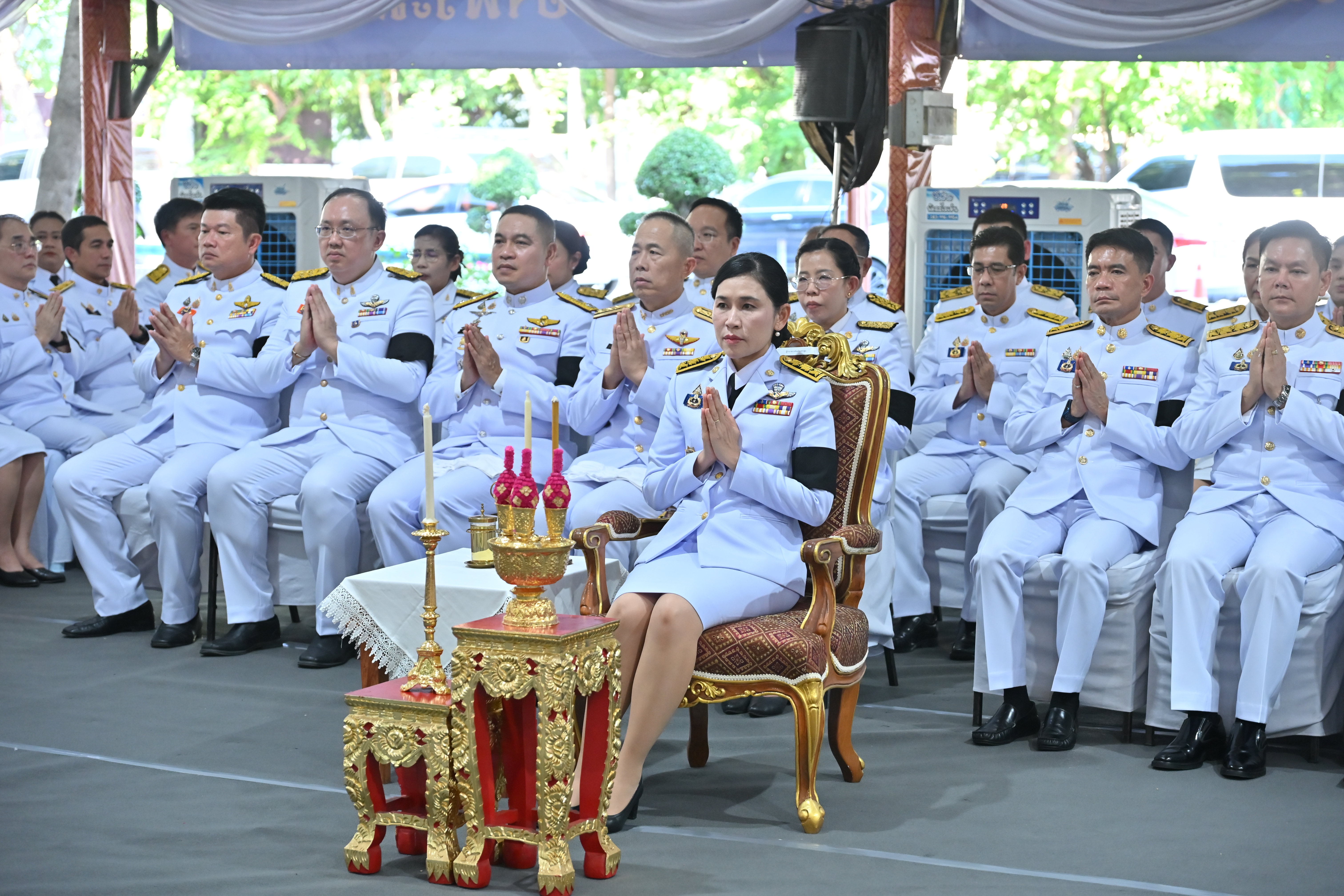 title - ส.ป.ก.นครปฐม เข้าร่วมพิธีบำเพ็ญกุศลสัตตมวาร (7 วัน) อุทิศถวายพระกุศลแด่สมเด็จพระเจ้าลูกเธอ เจ้าฟ้าพัชรกิติยาภา นเรนทิราเทพยวดี กรมหลวงราชสาริณีสิริพัชร มหาวัชรราชธิดา