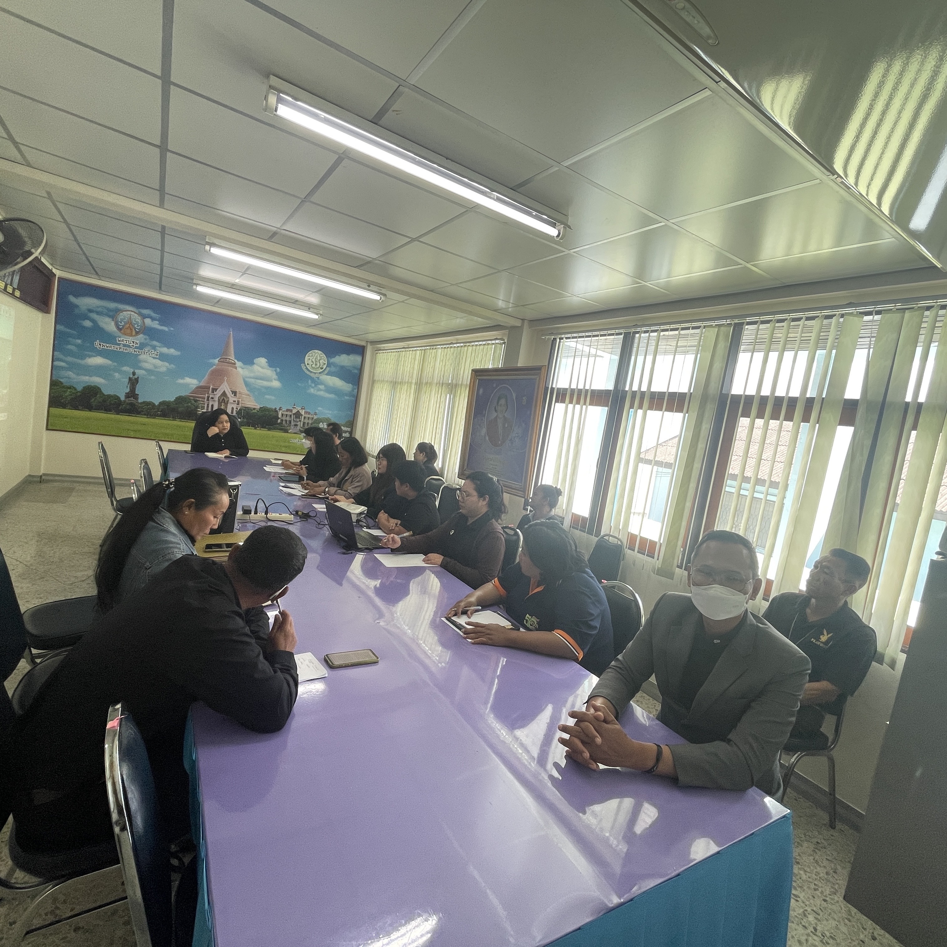 title - ประชุมสำนักงานการปฏิรูปที่ดินจังหวัดนครปฐม ประจำเดือนธันวาคม 2568