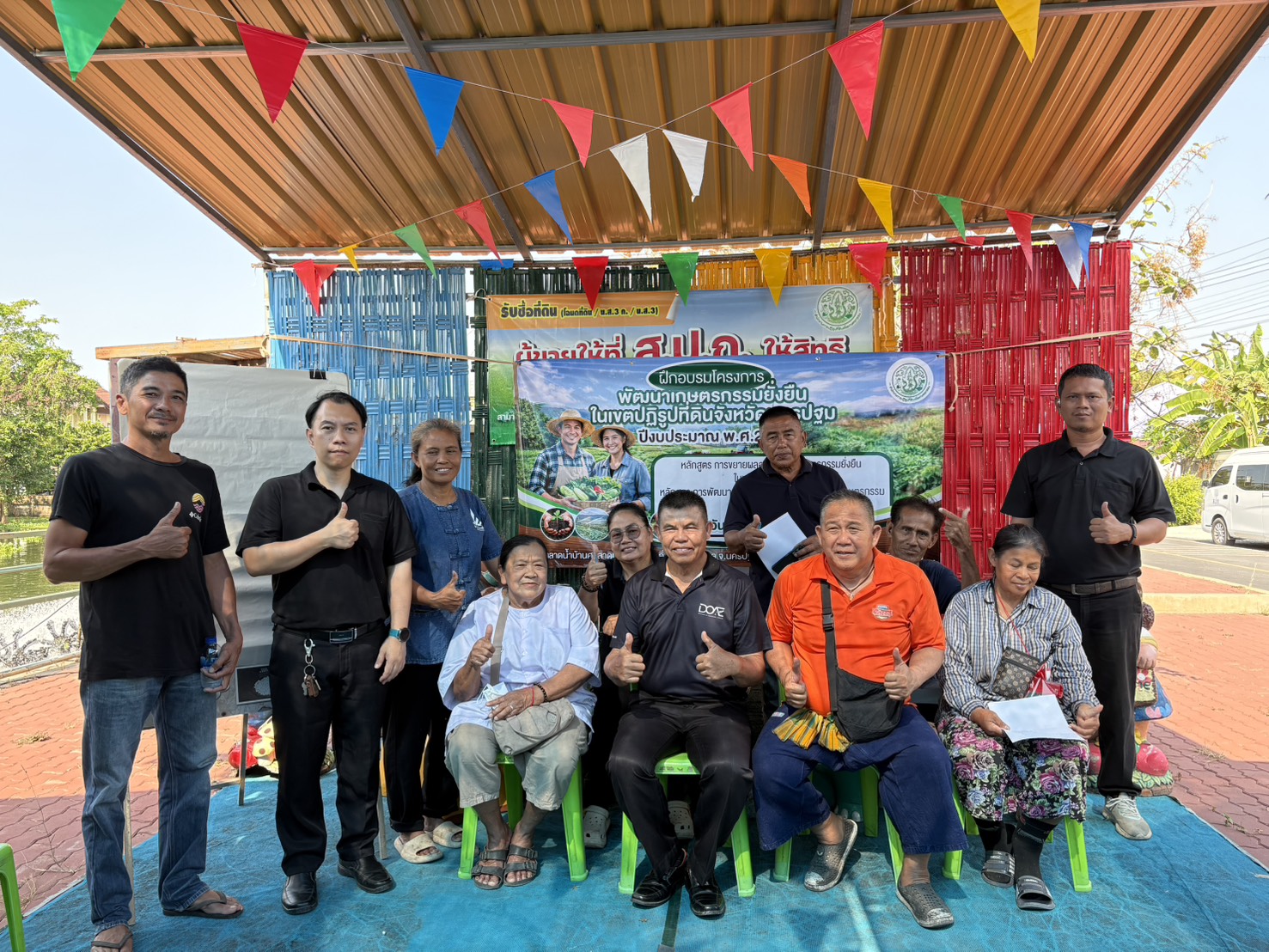 title - ส.ป.ก.นครปฐม จัดฝึกอบรมโครงการพัฒนาเกษตรกรรมยั่งยืนในเขตปฏิรูปที่ดินจังหวัดนครปฐม ปีงบประมาณ พ.ศ. 2569 หลักสูตร การขยายผลองค์ความรู้เกษตรกรรมยั่งยืนในเขตปฏิรูปที่ดิน