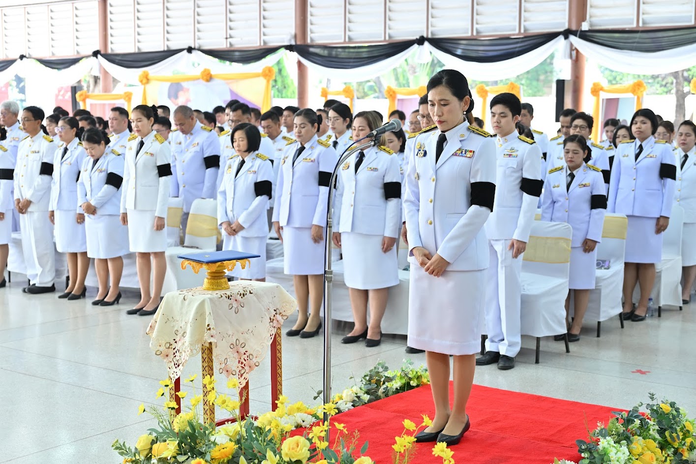 title - พิธีถวายเครื่องราชสักการะพระบาทสมเด็จพระบรมชนกาธิเบศร มหาภูมิพลอดุลยเดชมหาราช บรมนาถบพิตร พระบิดาแห่งมาตรฐานการช่างไทย เนื่องในวันมาตรฐานฝีมือแรงงานแห่งชาติ ประจำปี 2569 