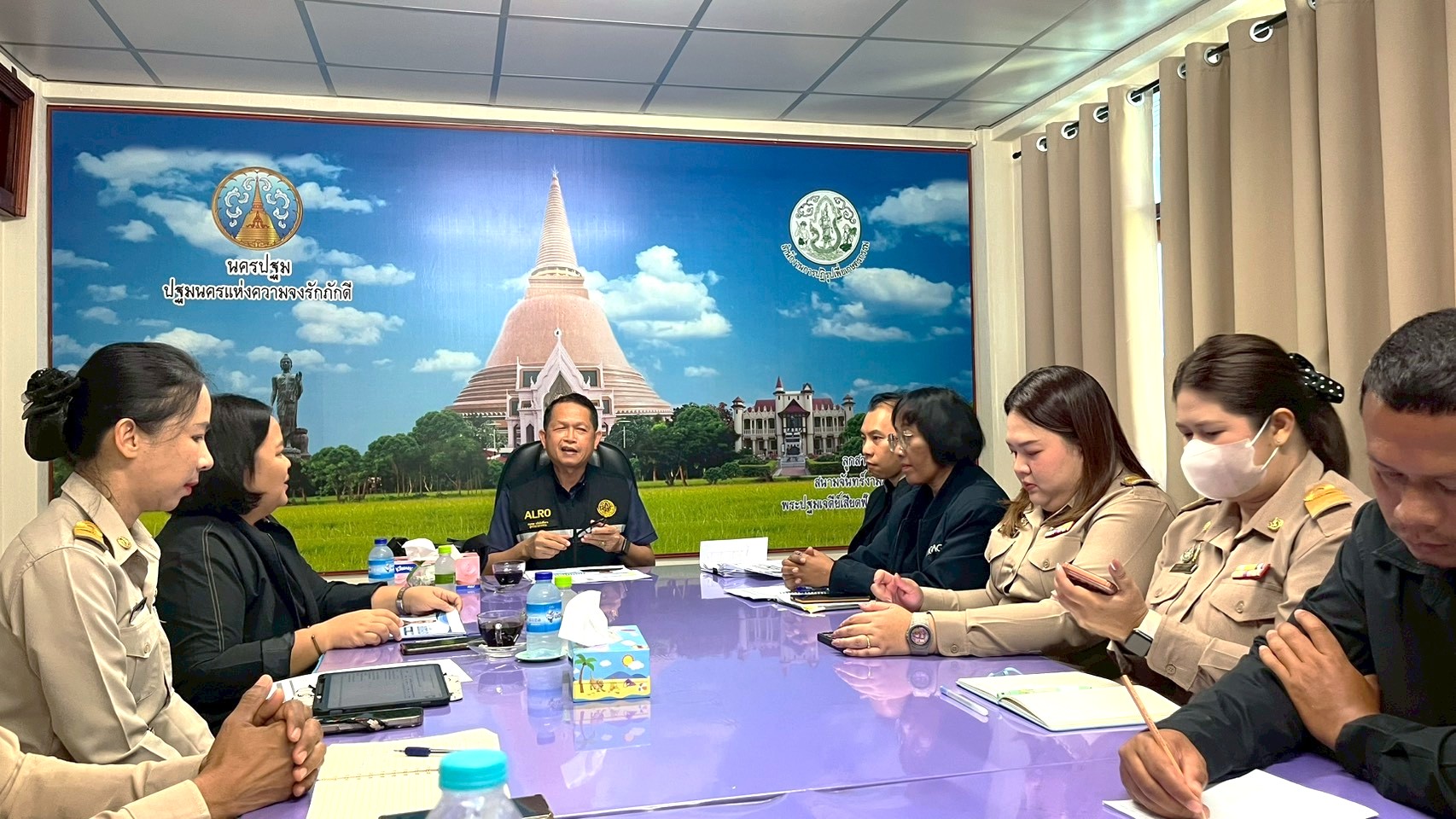 title - ส.ป.ก.นครปฐม เข้าร่วมการประชุมติดตามงานตามแผนงาน ของผู้ตรวจราชการ ส.ป.ก. ประจำปีงบประมาณ พ.ศ. 2569 รอบที่ 2 เขตตรวจราชการที่ 2