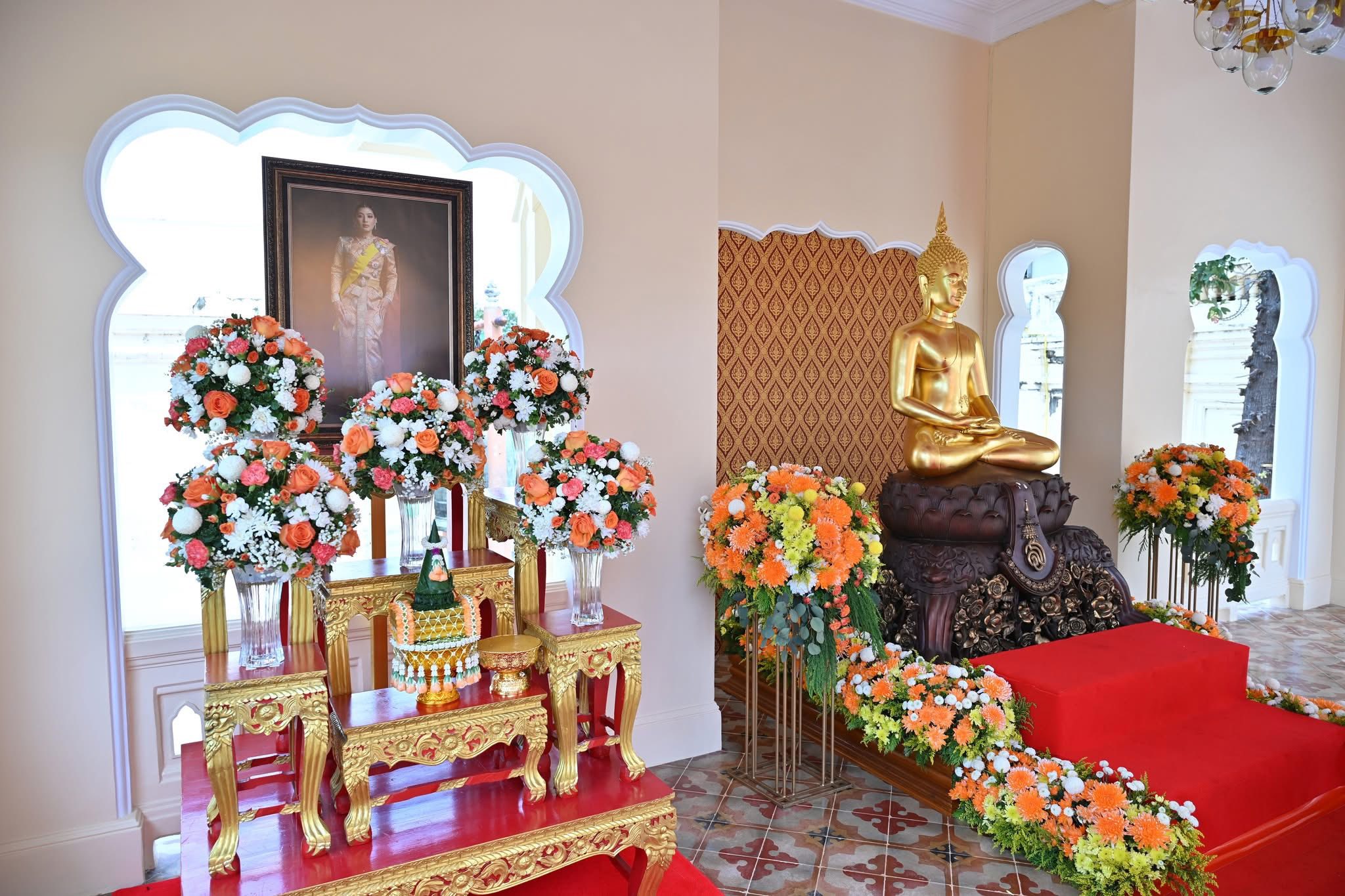 พิธีถวายพระพุทธรูปปางประจำวันประสูติ สมเด็จพระเจ้าลูกเธอ เจ้าฟ้าสิริวัณณวรี นารีรัตนราชกัญญา แด่วัดพระปฐมเจดีย์ ราชวรมหาวิหาร อำเภอเมือง จังหวัดนครปฐม