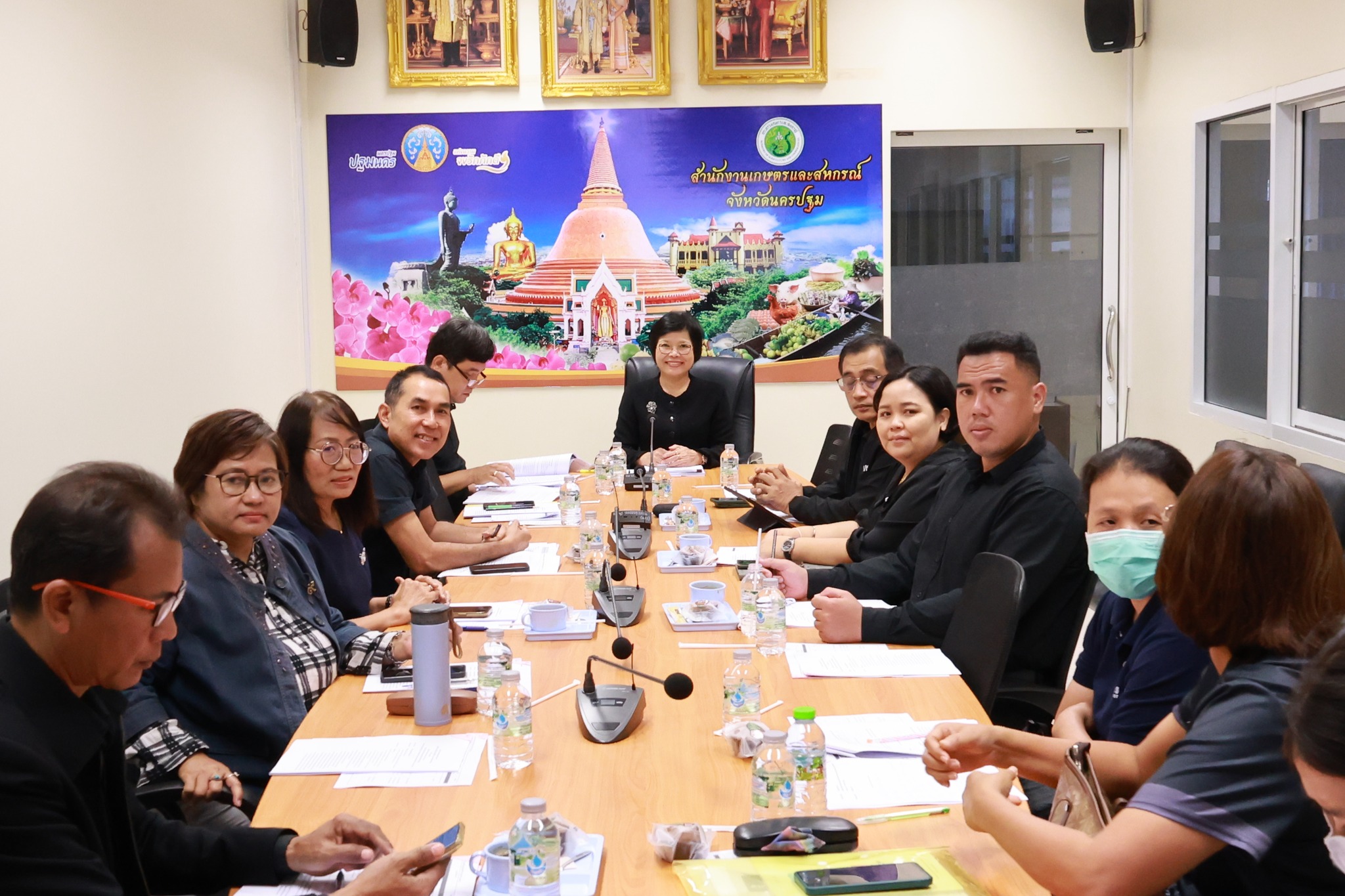 title - ประชุมคณะกรรมการศูนย์ติดตามและแก้ไขปัญหาภัยพิบัติด้านการเกษตรจังหวัดนครปฐม ครั้งที่ 11/2568