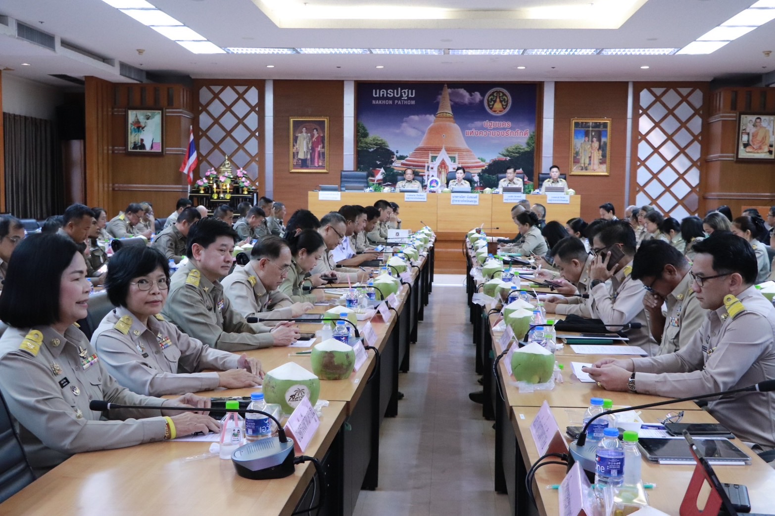 ประชุมคณะกรมการจังหวัดนครปฐมและหัวหน้าส่วนราชการประจำจังหวัดนครปฐม ครั้งที่ 9/2568