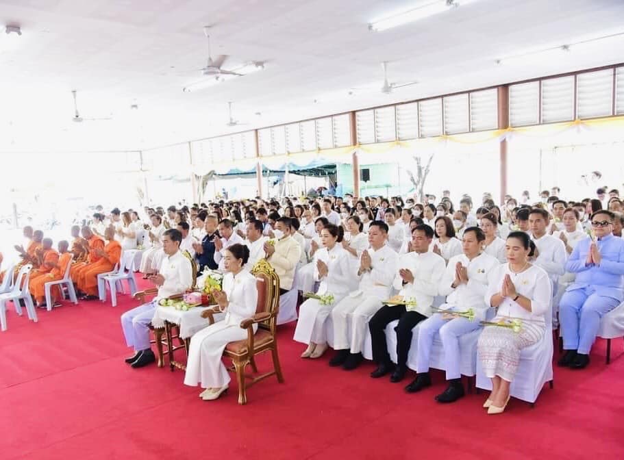 พิธีบำเพ็ญกุศลเนื่องในวันวิสาขบูชา เพื่อส่งเสริมให้พุทธศาสนิกชนได้น้อมระลึกถึงคุณของพระรัตนตรัยฯ