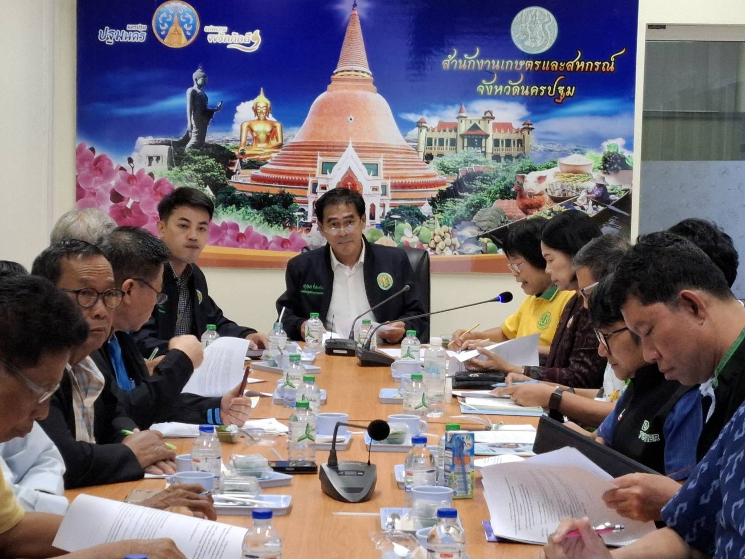 ประชุมคณะอนุกรรมการติดตาม และขับเคลื่อนงานด้านการเกษตรและสหกรณ์ ตามนโยบายรัฐมนตรีว่าการกระทรวงเกษตรและสหกรณ์ จังหวัดนครปฐม ครั้งที่ 2/2567
