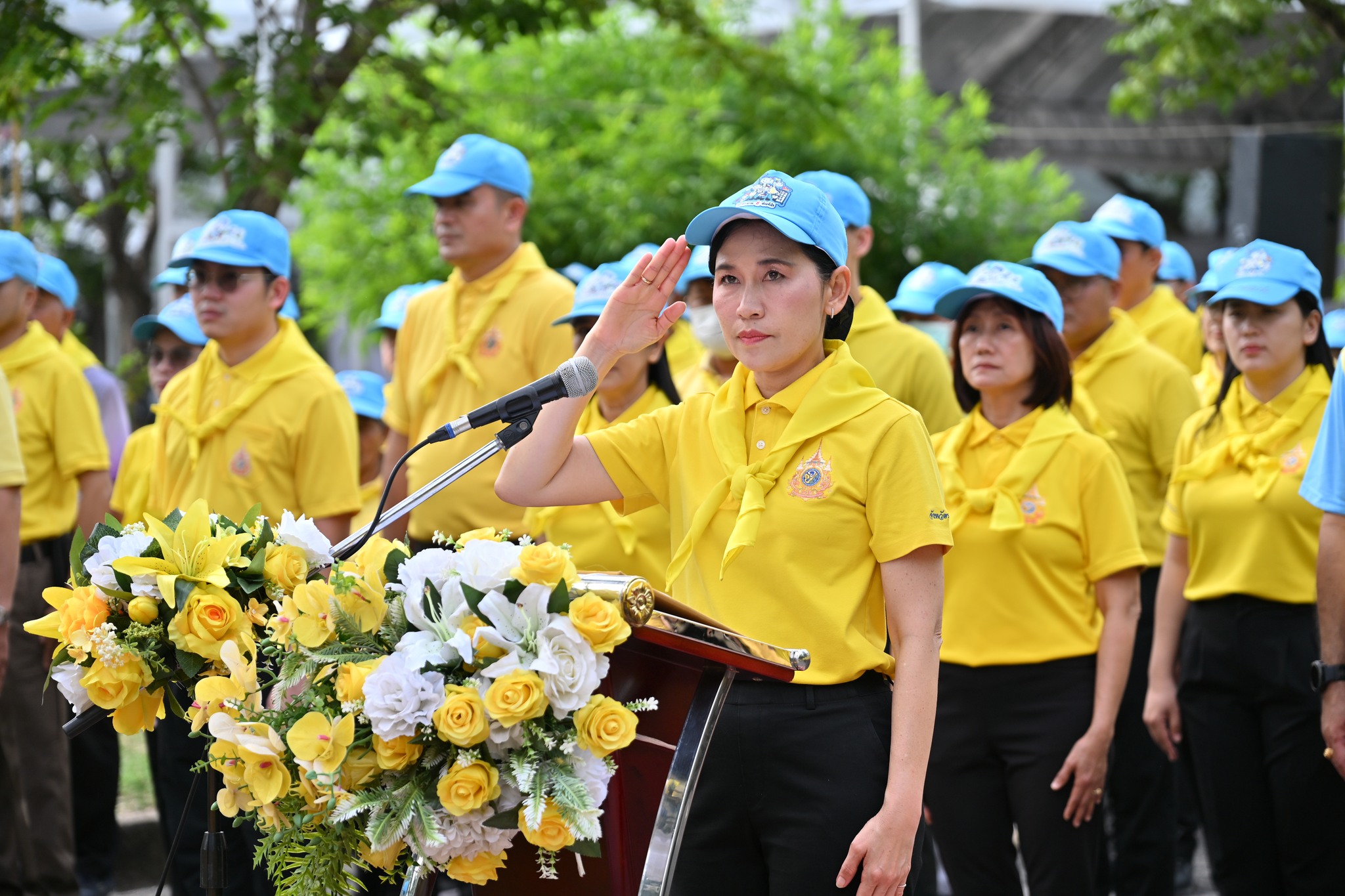 ร่วมกิจกรรมจิตอาสาพัฒนาปรับภูมิทัศน์โดยรอบหอประชุมและรอบอาคารพิพิธภัณฑ์พุทธมณฑลเพื่อเฉลิมพระเกียรติเนื่องในโอกาสวันเฉลิมพระชนมพรรษา 28 กรกฎาคม 2568