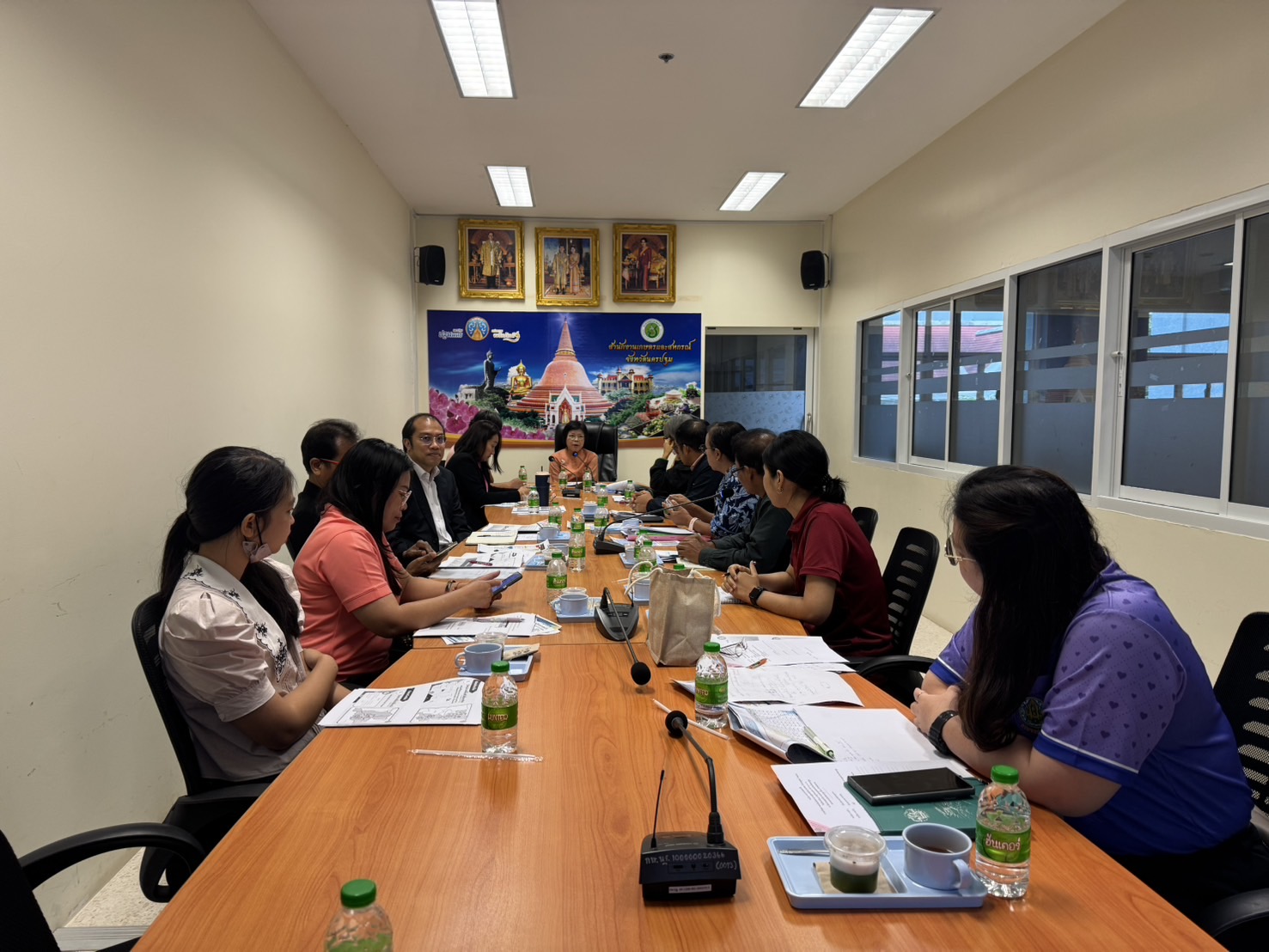 การประชุมหารือการเตรียมความพร้อมรับสถานการณ์อุทกภัยด้านการเกษตร ในช่วงฤดูฝน ปี 2568
