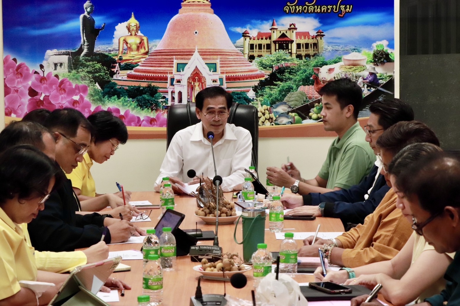 การประชุมหารือเพื่อเตรียมการต้อนรับรัฐมนตรีช่วยว่าการกระทรวงเกษตรและสหกรณ์ เพื่อติดตามงานตามนโยบายรัฐมนตรีว่าการกระทรวงเกษตรและสหกรณ์